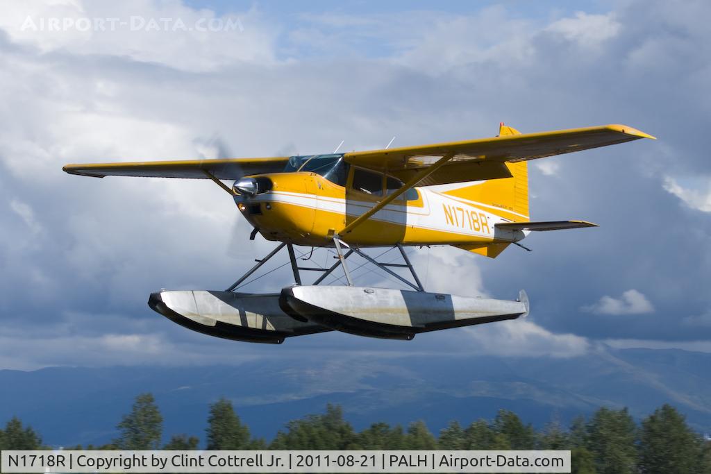 N1718R, 1974 Cessna A185F Skywagon 185 C/N 18502439, Lake Hood