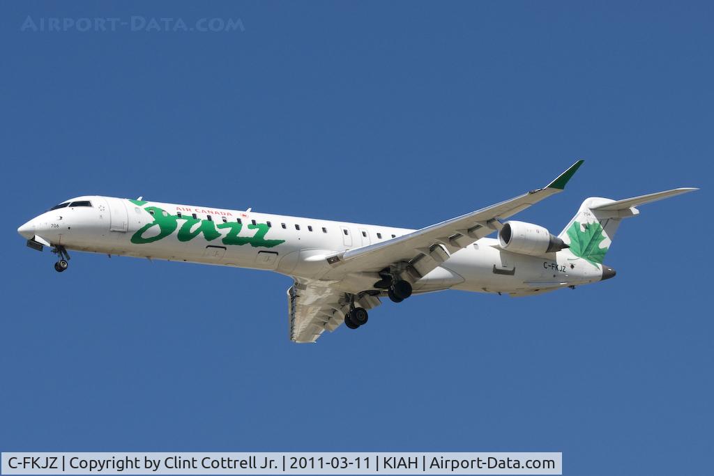 C-FKJZ, 2005 Canadair CRJ-705ER (CL-600-2D15) Regional Jet C/N 15044, Houston