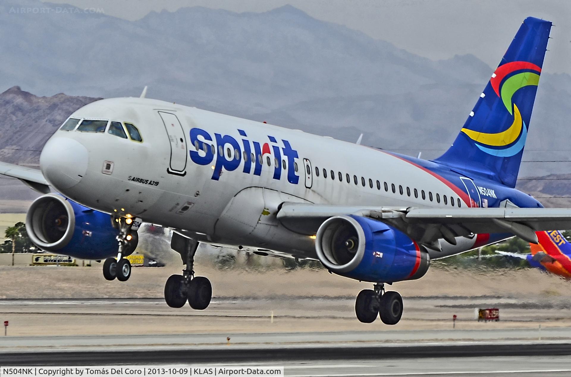 N504NK, 2005 Airbus A319-132 C/N 2473, N504NK Spirit Airlines 2005 Airbus A319-132 - cn 2473

McCarran International Airport (KLAS)
Las Vegas, Nevada
TDelCoro
October 09, 2013