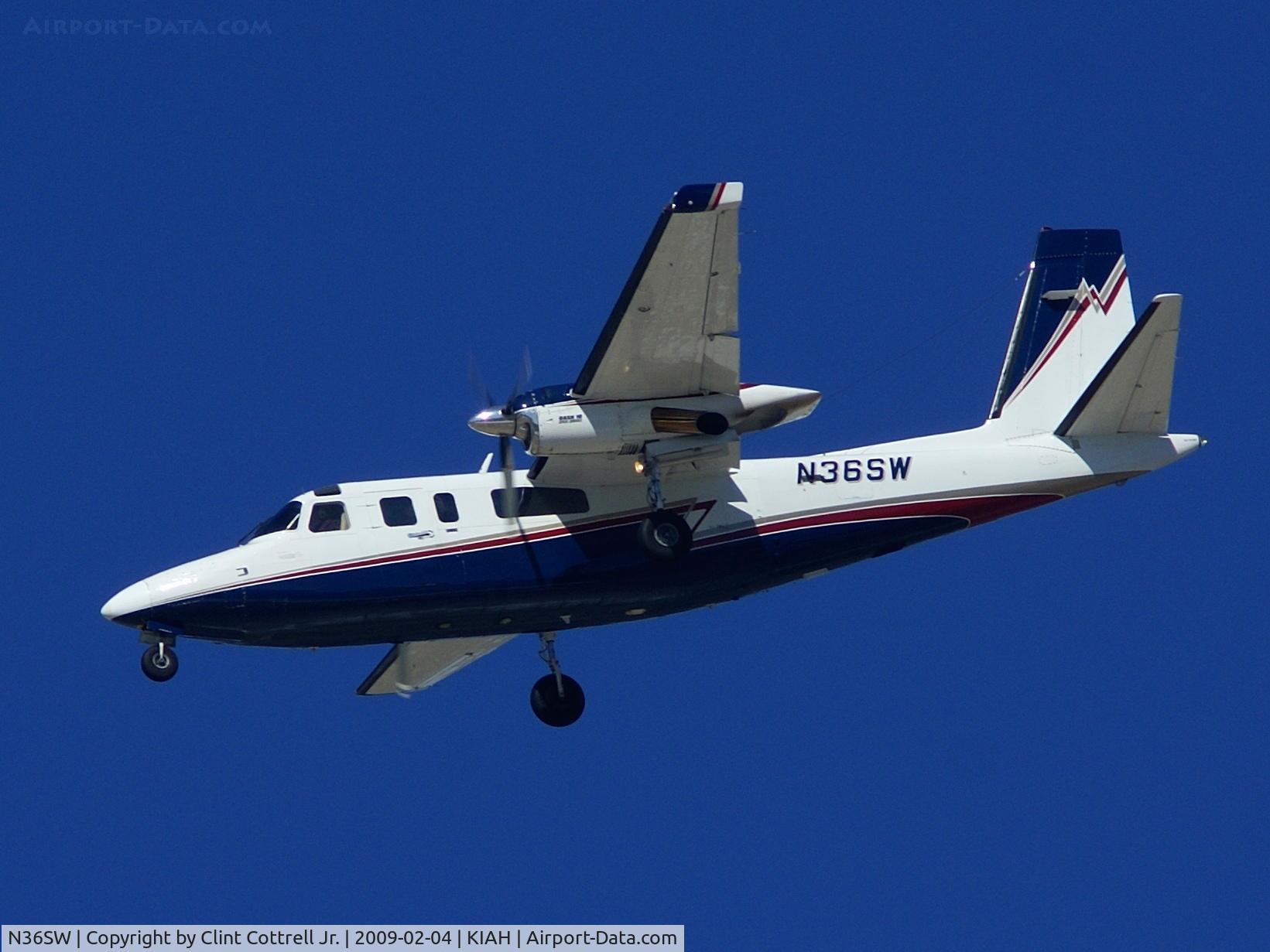N36SW, 1979 Rockwell 690B-10 Commander C/N 11505, Houston