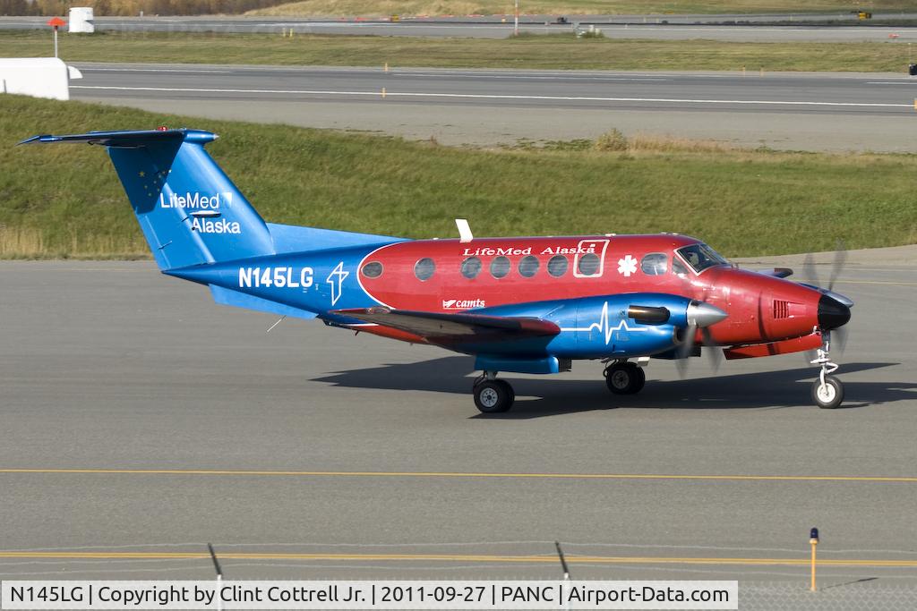 N145LG, 1982 Beech B200 King Air C/N BB-1069, Medevac