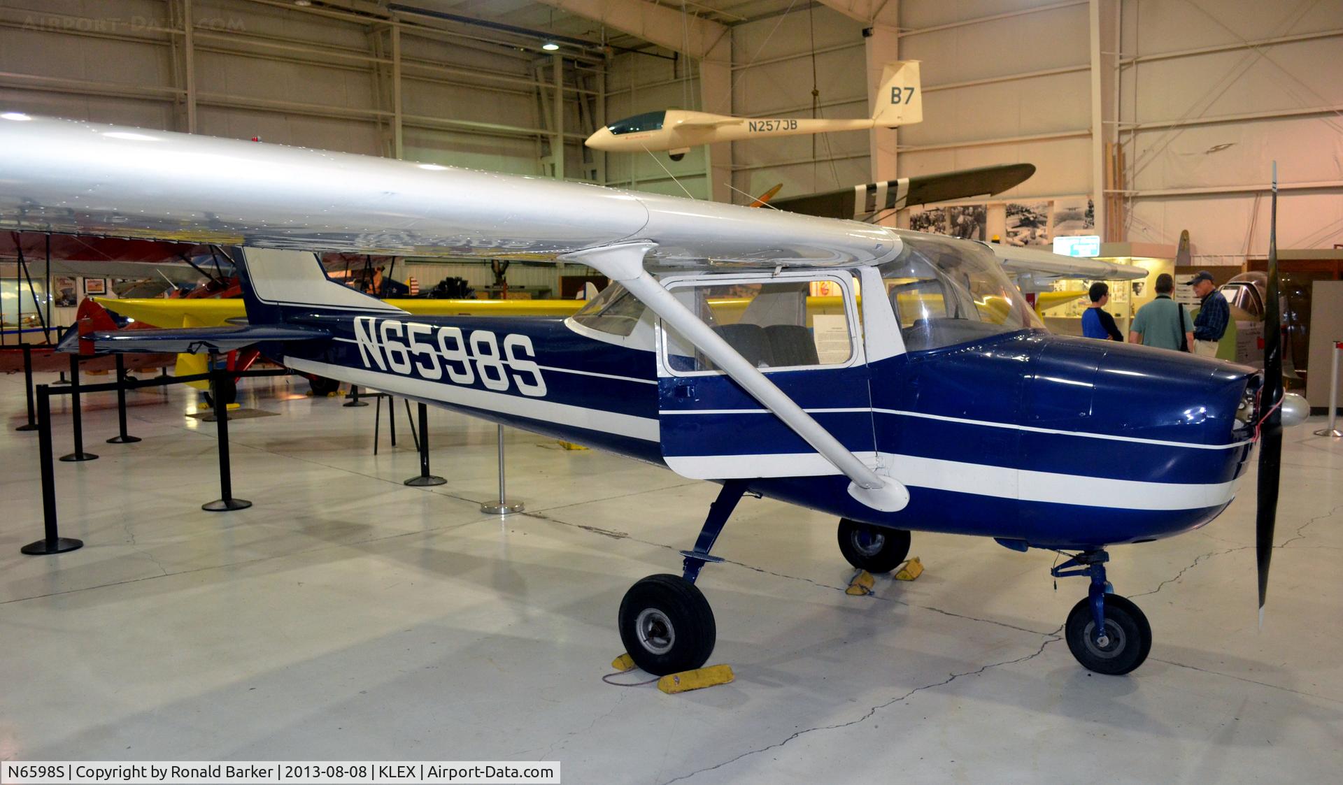 N6598S, 1972 Cessna 150H C/N 15067398, Aviation Museum of KY