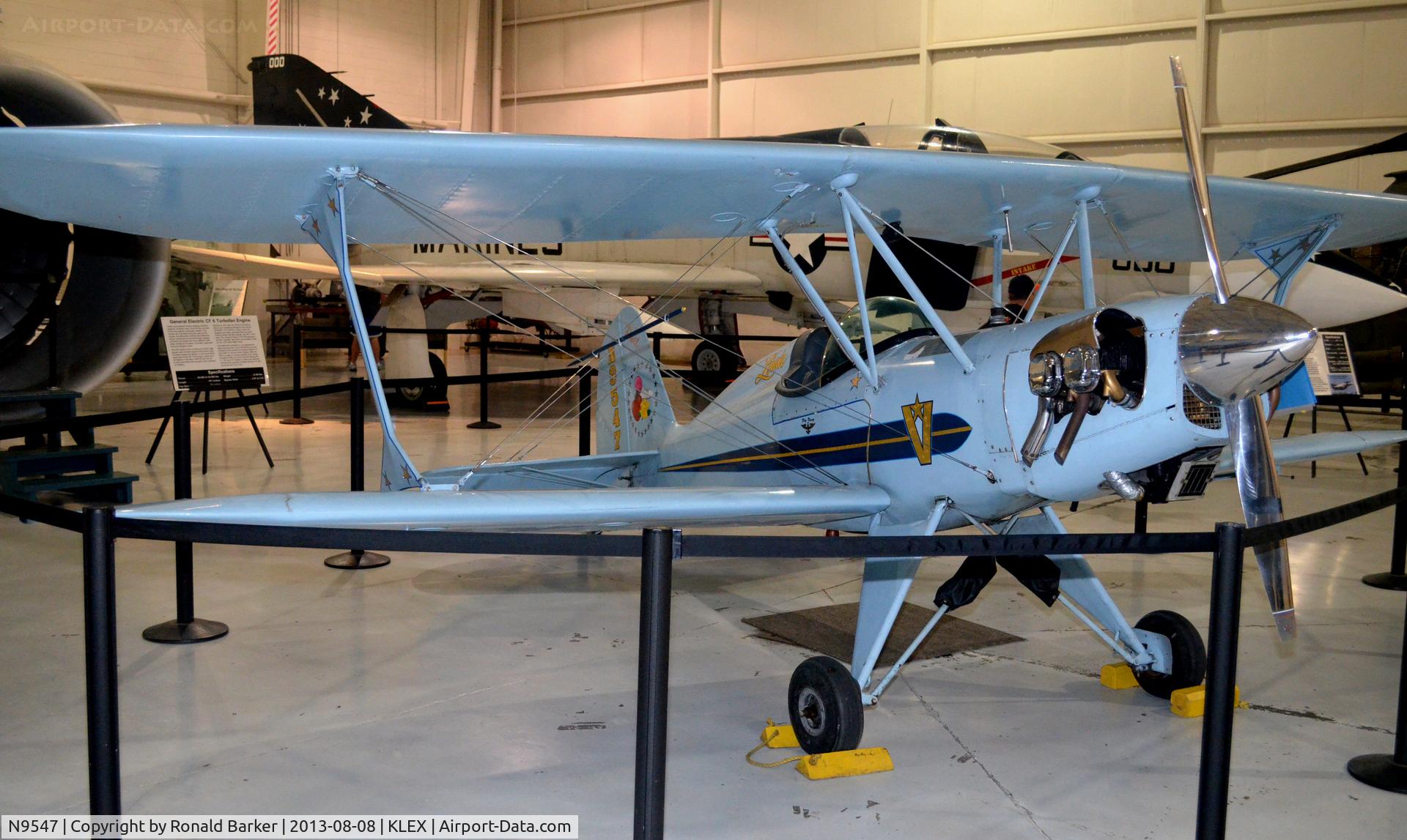 N9547, 1985 Stolp SA-900 V-Star C/N 39, Aviation Museum of KY