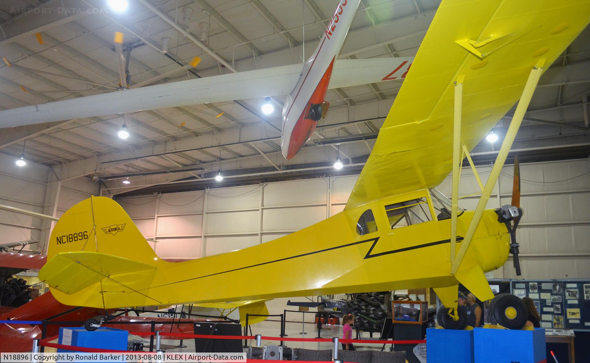 N18896, 1937 Aeronca K C/N K165, Aviation Museum of KY