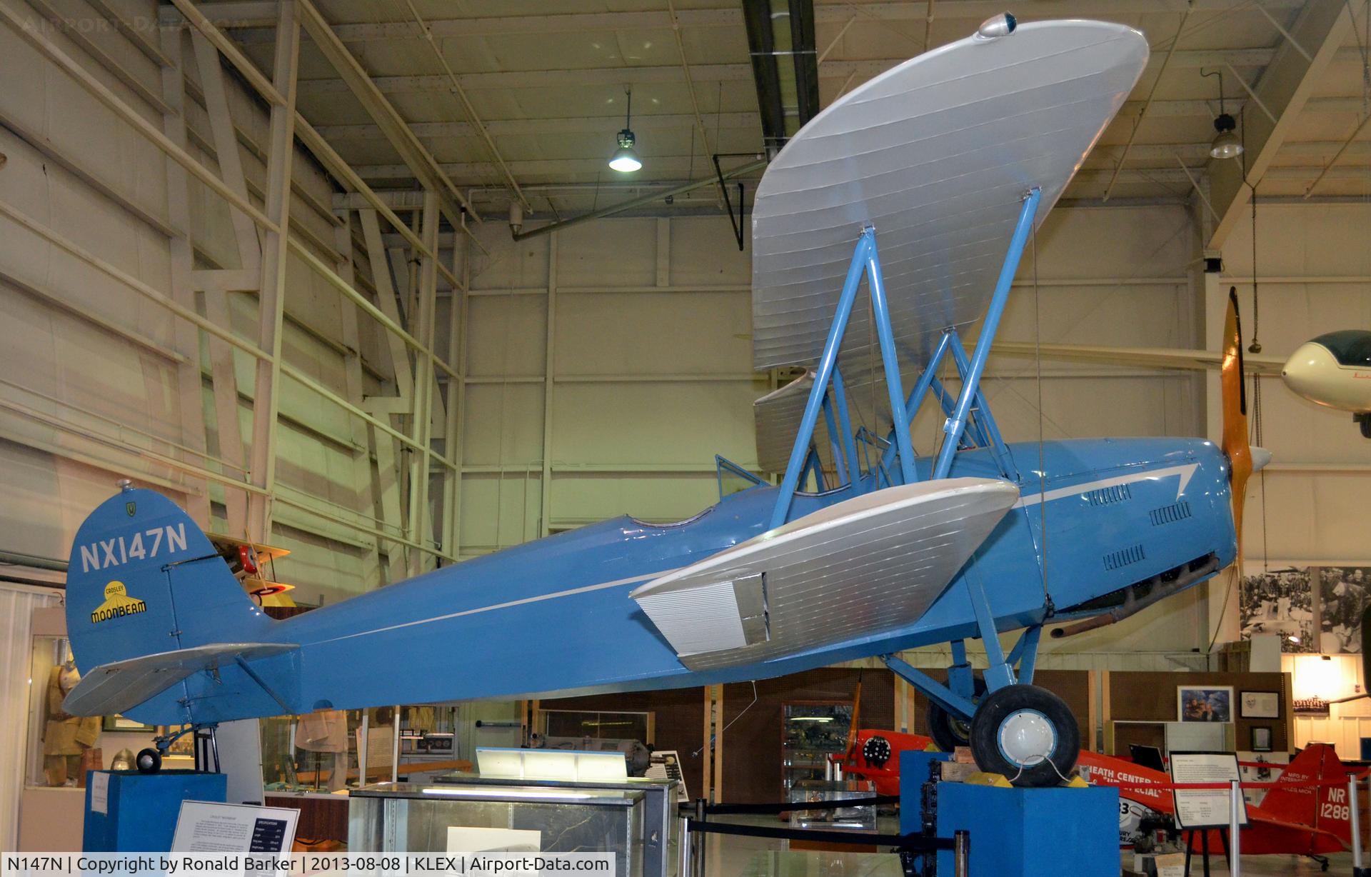N147N, 1928 Crosley Moonbeam 2-POLB C/N 4, Aviation Museum of KY