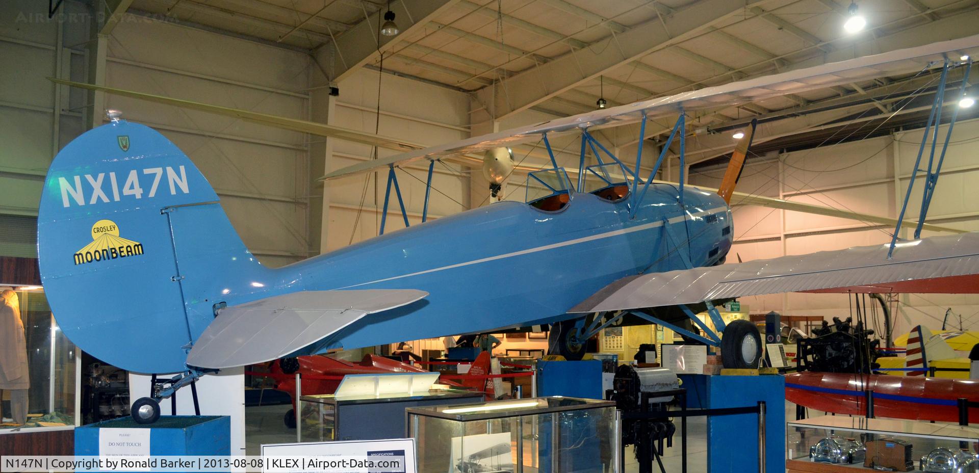 N147N, 1928 Crosley Moonbeam 2-POLB C/N 4, Aviation Museum of KY