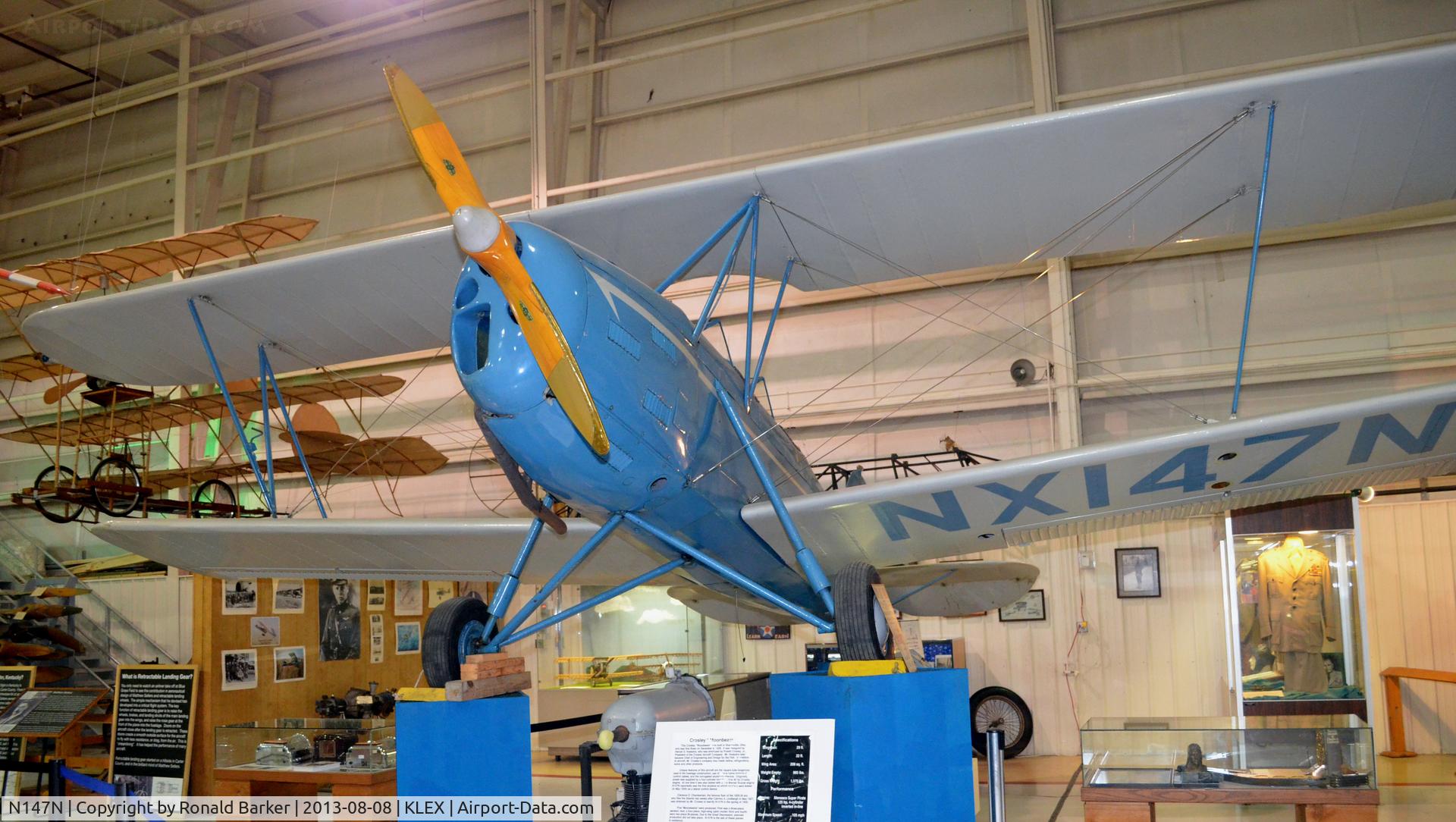 N147N, 1928 Crosley Moonbeam 2-POLB C/N 4, Aviation Museum of KY