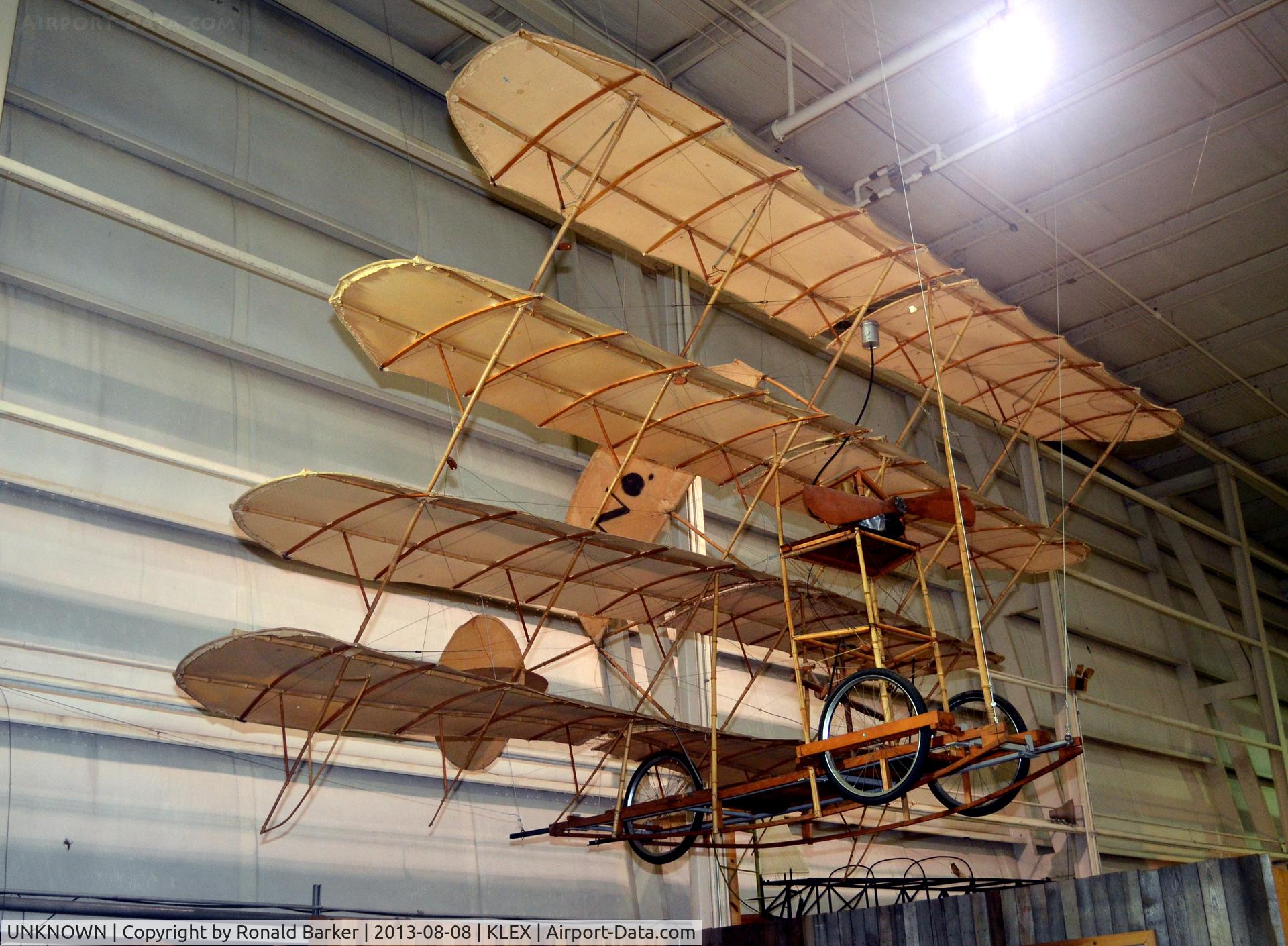 UNKNOWN, Miscellaneous Various C/N unknown, Replica of Matthew Bacon Sellers 1908 Quadruplane at the Aviation Museum of KY