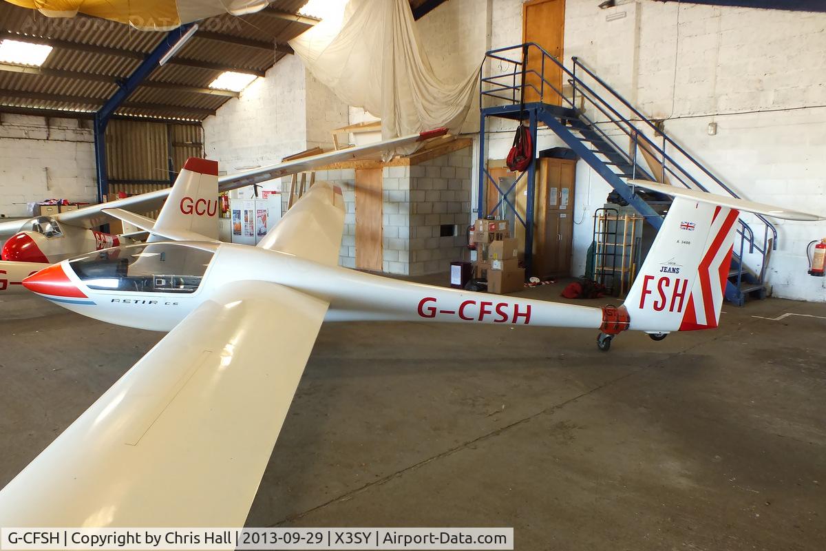 G-CFSH, 1978 Grob G-102 Astir CS Jeans C/N 2090, Buckminster Gliding Club at Saltby airfield