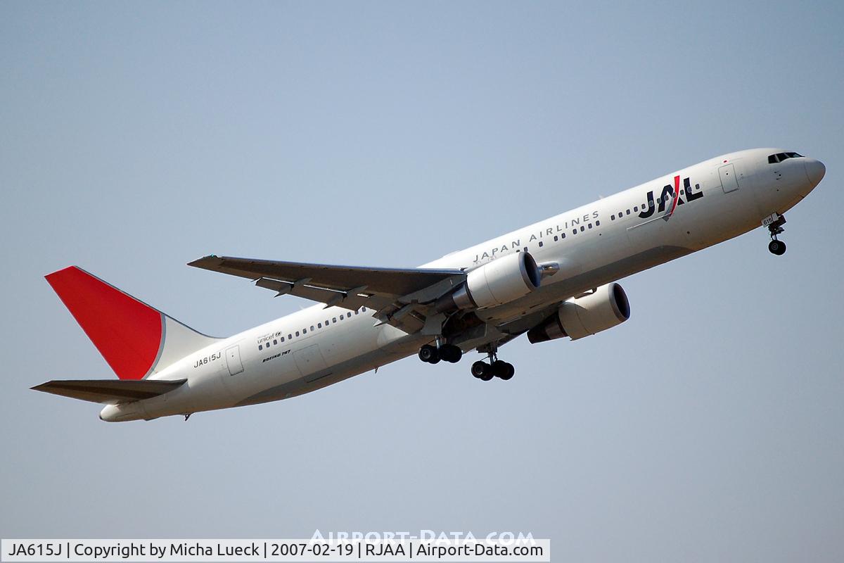 JA615J, 2006 Boeing 767-346/ER C/N 33850, At Narita