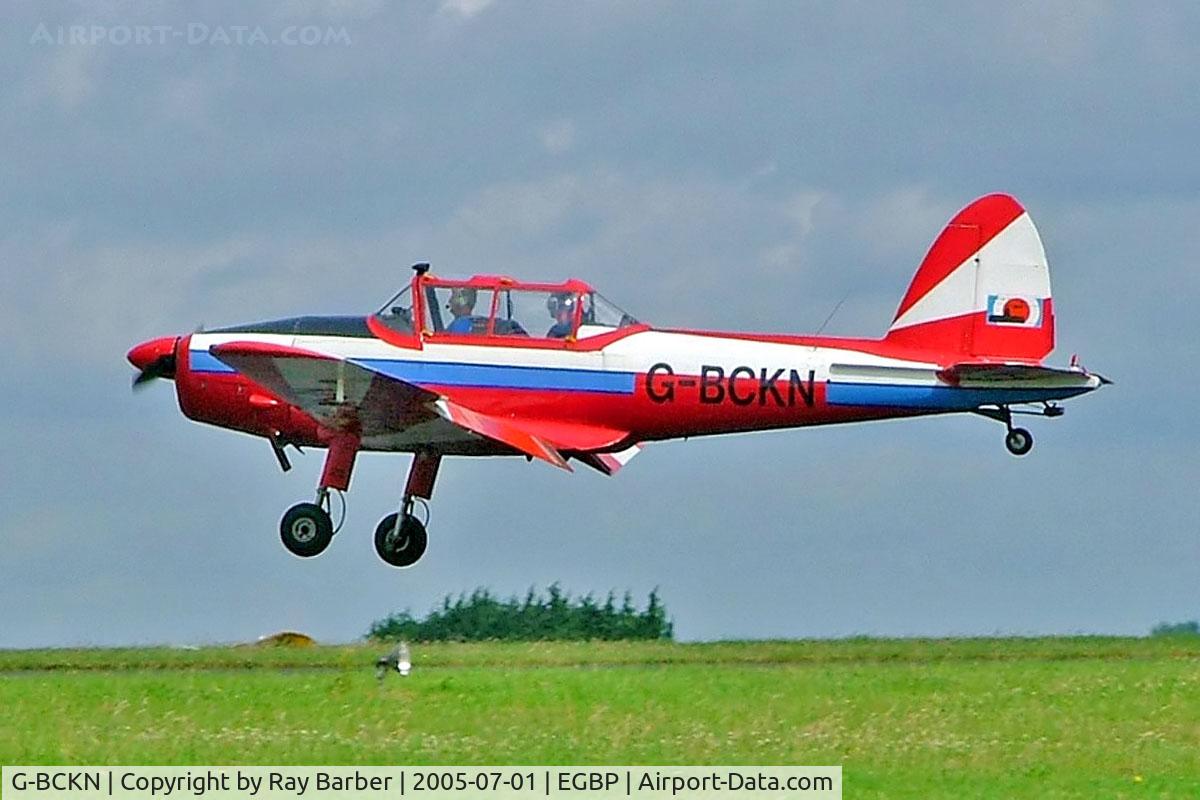 G-BCKN, 1952 De Havilland DHC-1 Chipmunk 22 (Lycoming) C/N C1/0707, De Havilland Canada DHC-1 Chipmunk 22 [C1/0707] (RAFGSA) Kemble~G 01/07/2005