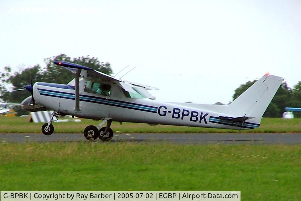 G-BPBK, 1979 Cessna 152 C/N 152-83417, Cessna 152 [152-83417] Kemble~G 02/07/2005