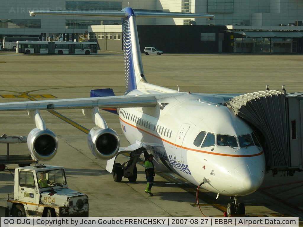 OO-DJG, 1990 British Aerospace BAe.146-200 C/N E2180, 