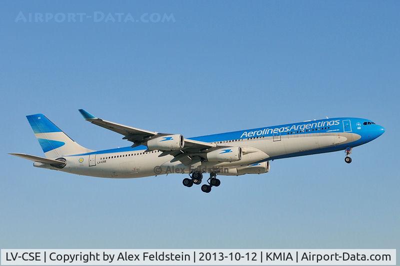 LV-CSE, 1996 Airbus A340-313 C/N 126, Miami