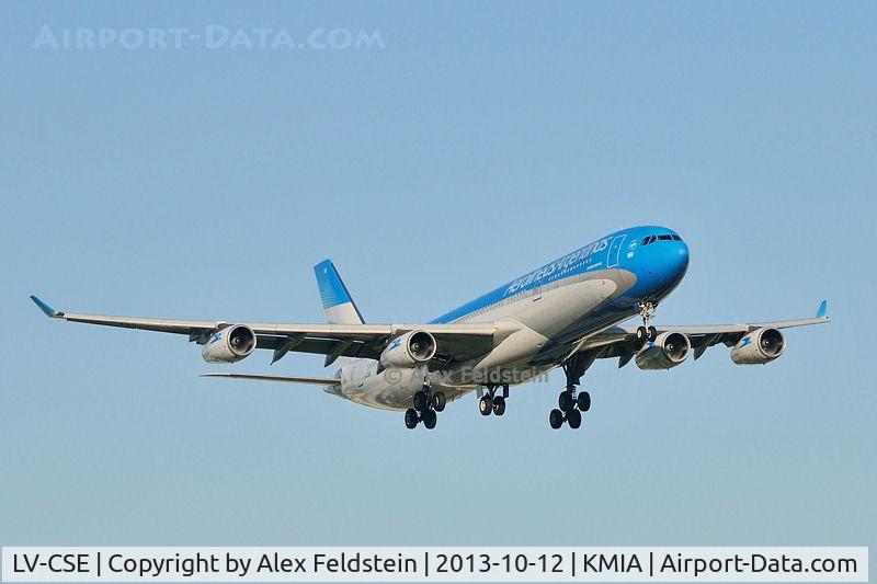 LV-CSE, 1996 Airbus A340-313 C/N 126, Miami