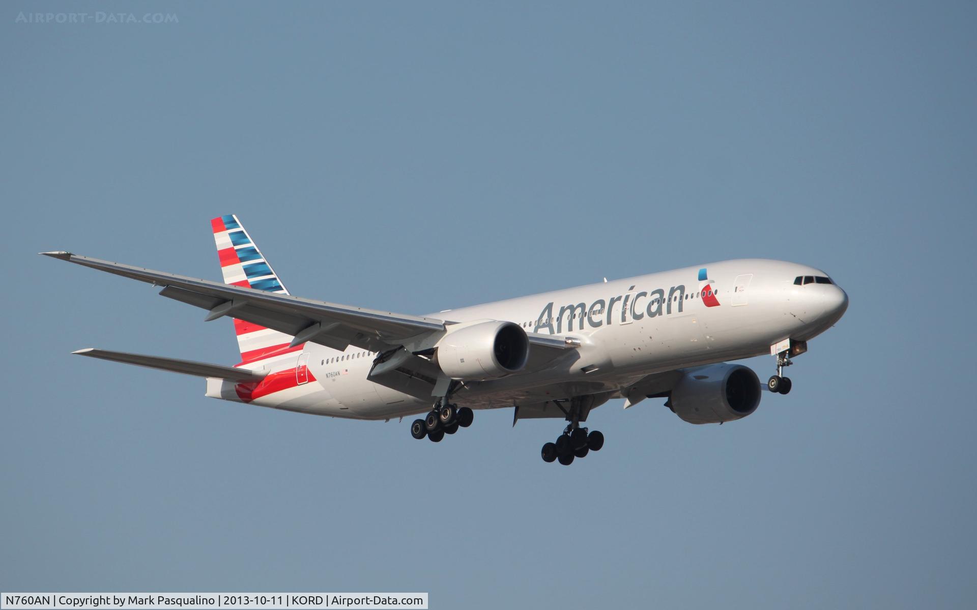 N760AN, 2002 Boeing 777-223 C/N 31477, Boeing 777-200
