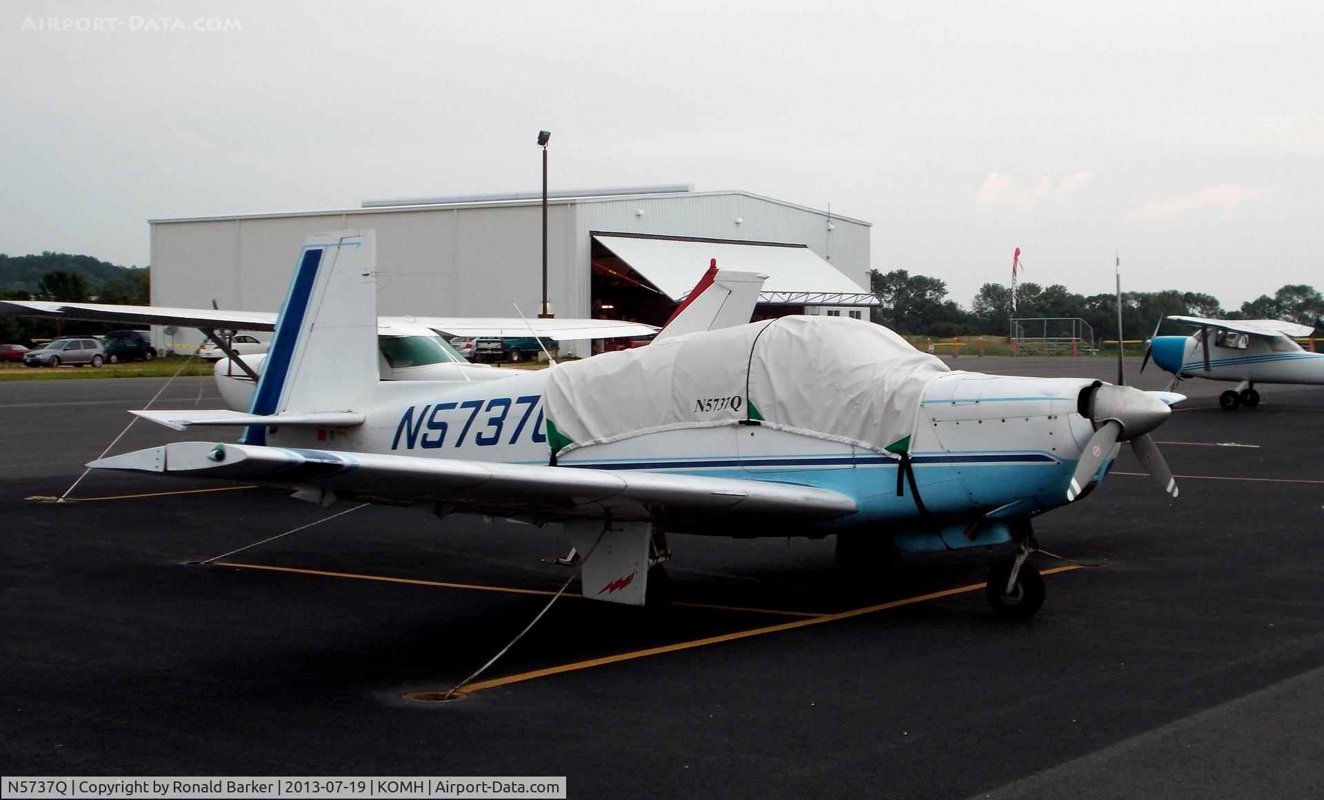 N5737Q, 1965 Mooney M20E C/N 727, Orange