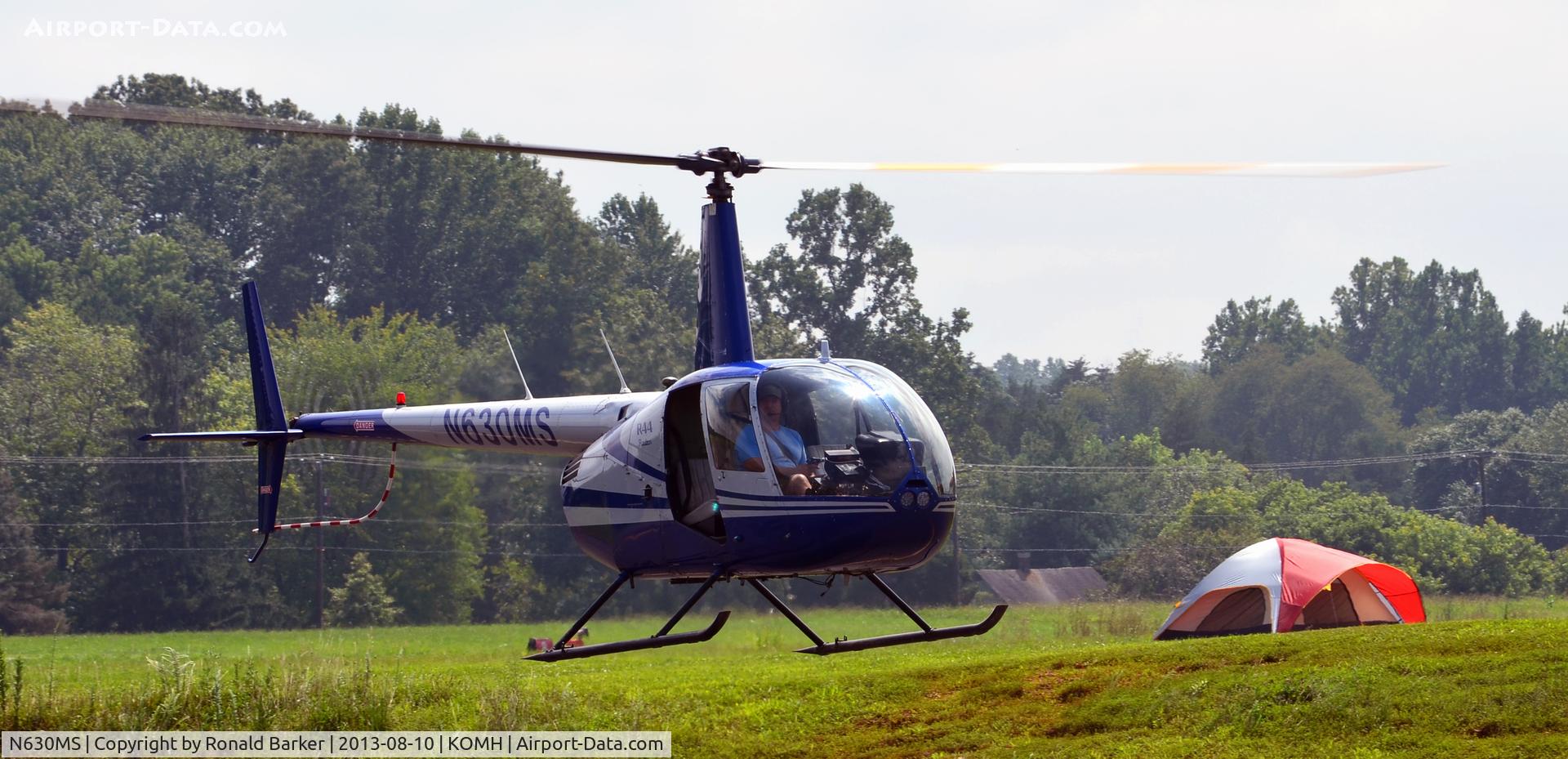 N630MS, 2000 Robinson R44 C/N 0885, Landing Orange