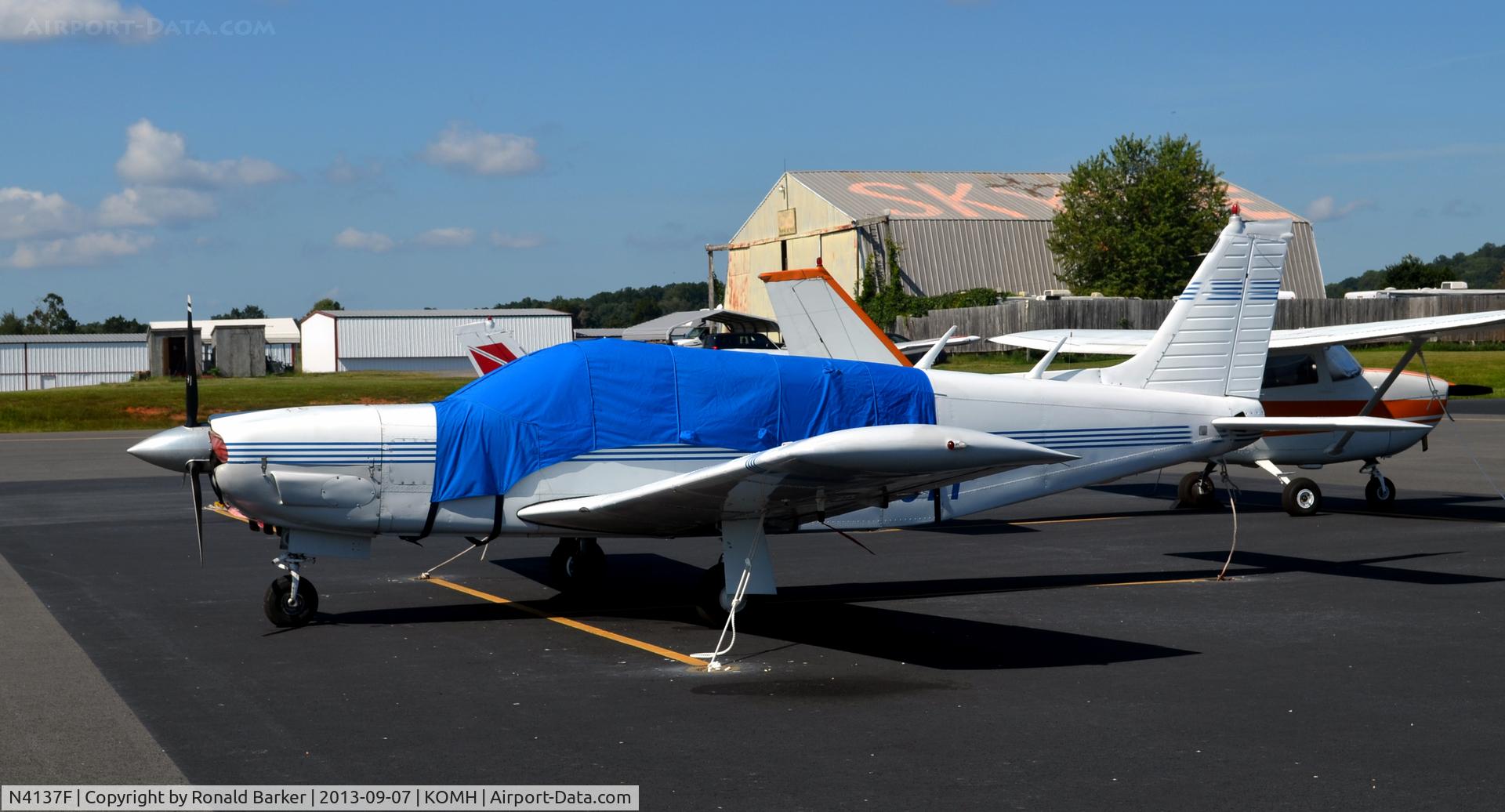 N4137F, 1976 Piper PA-32R-300 Cherokee Lance C/N 32R-7680430, Orange
