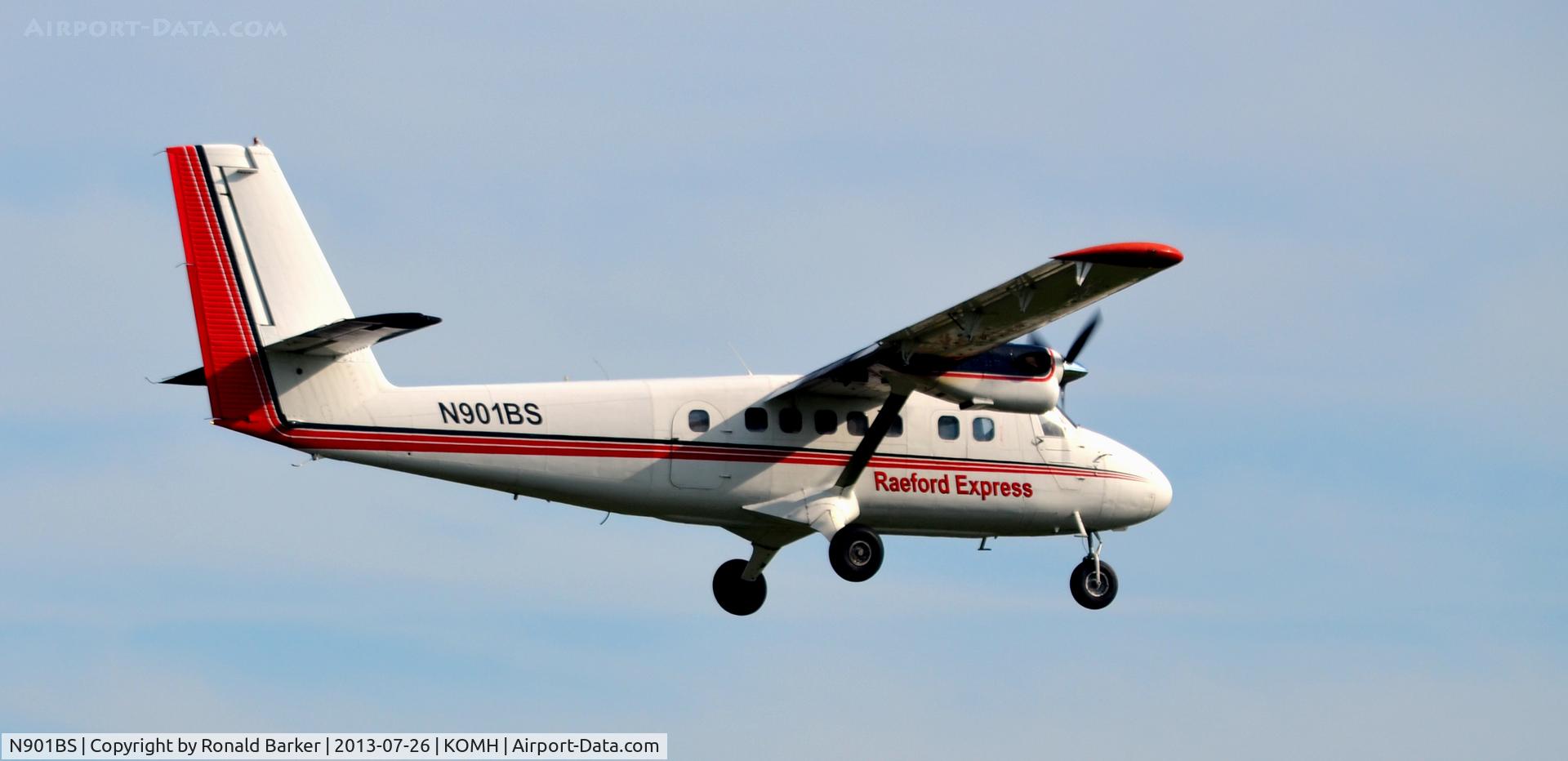 N901BS, 1968 De Havilland Canada DHC-6-200 Twin Otter C/N 160, Departure Orange