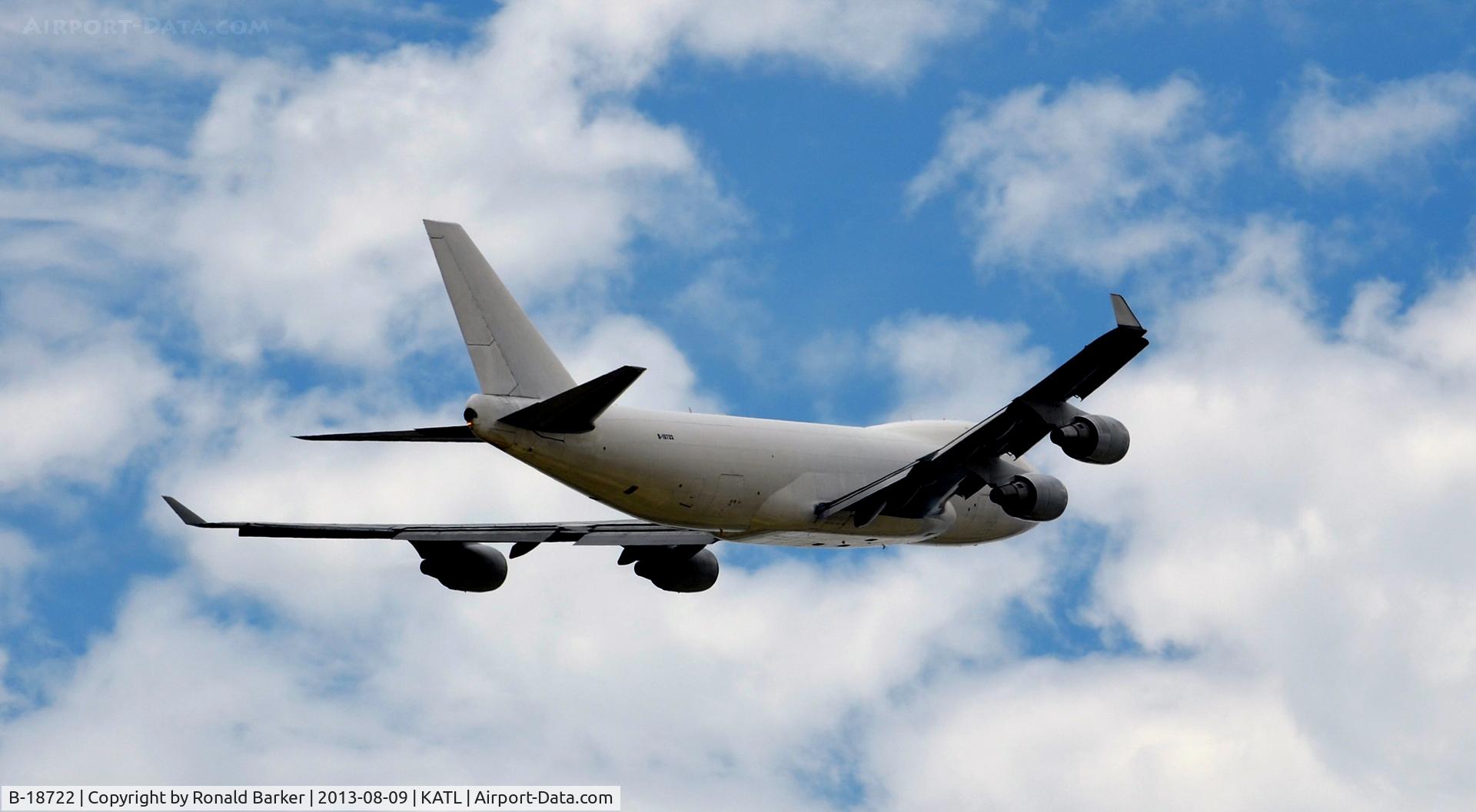 B-18722, 2006 Boeing 747-409F/SCD C/N 34265, Departure Atlanta