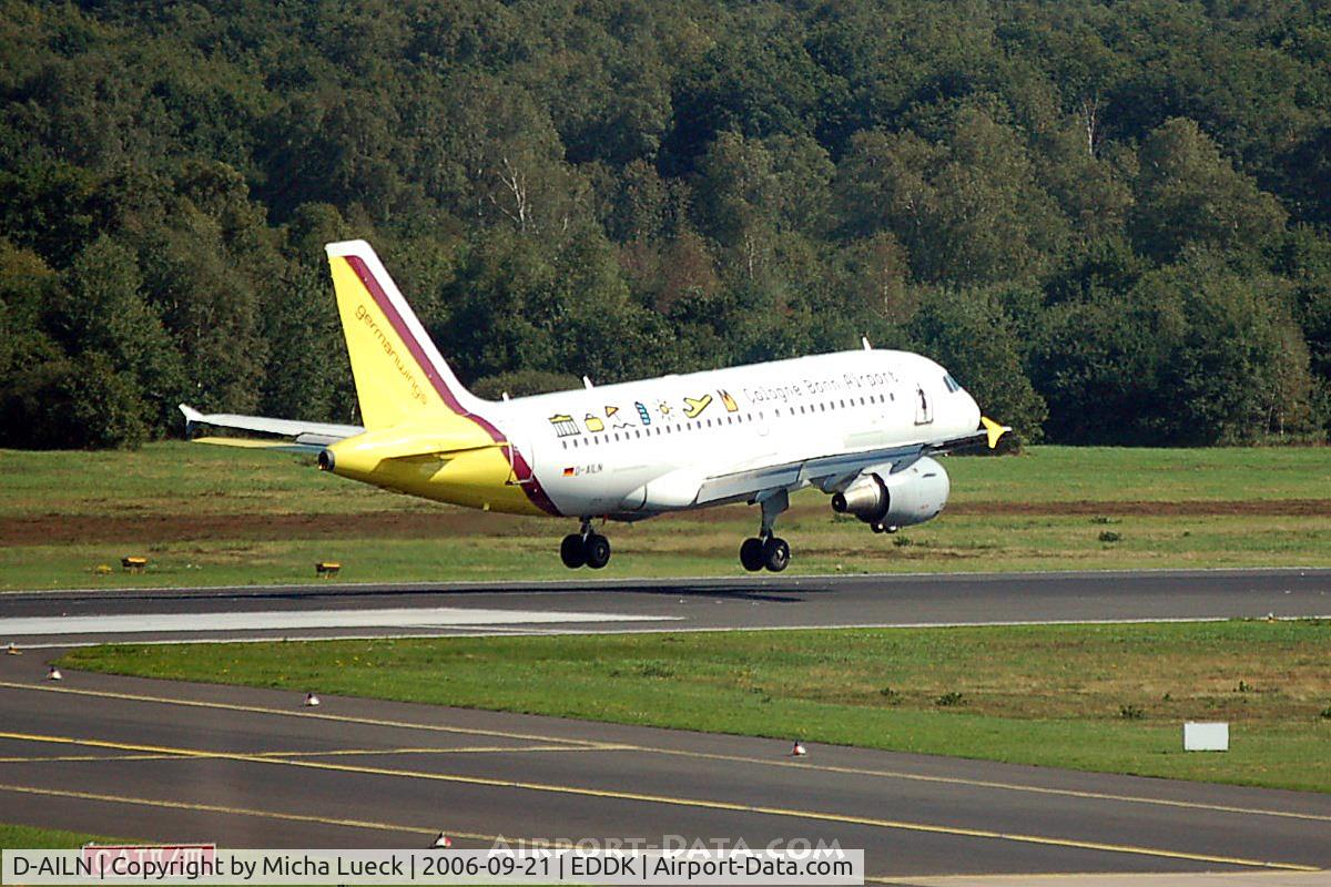 D-AILN, 1997 Airbus A319-114 C/N 700, At Cologne
