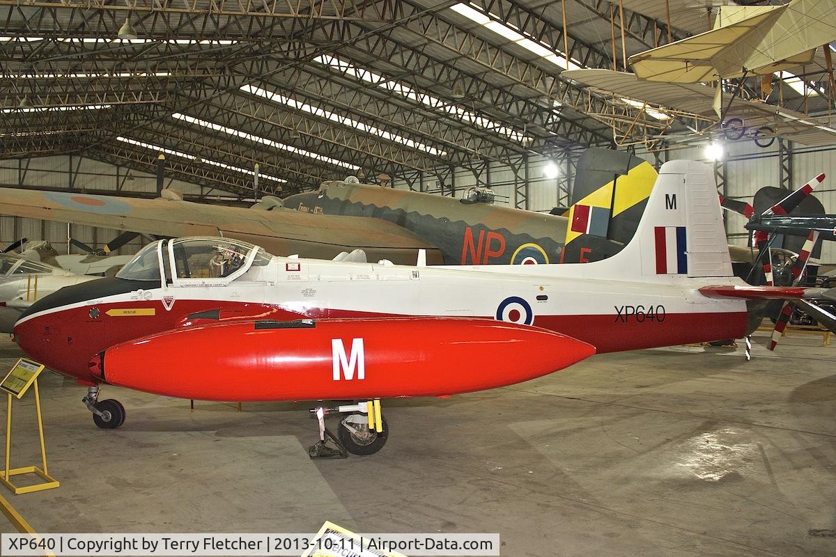 XP640, BAC 84 Jet Provost T.4 C/N PAC/W/16912, Jet Provost at Yorkshire Air Museum