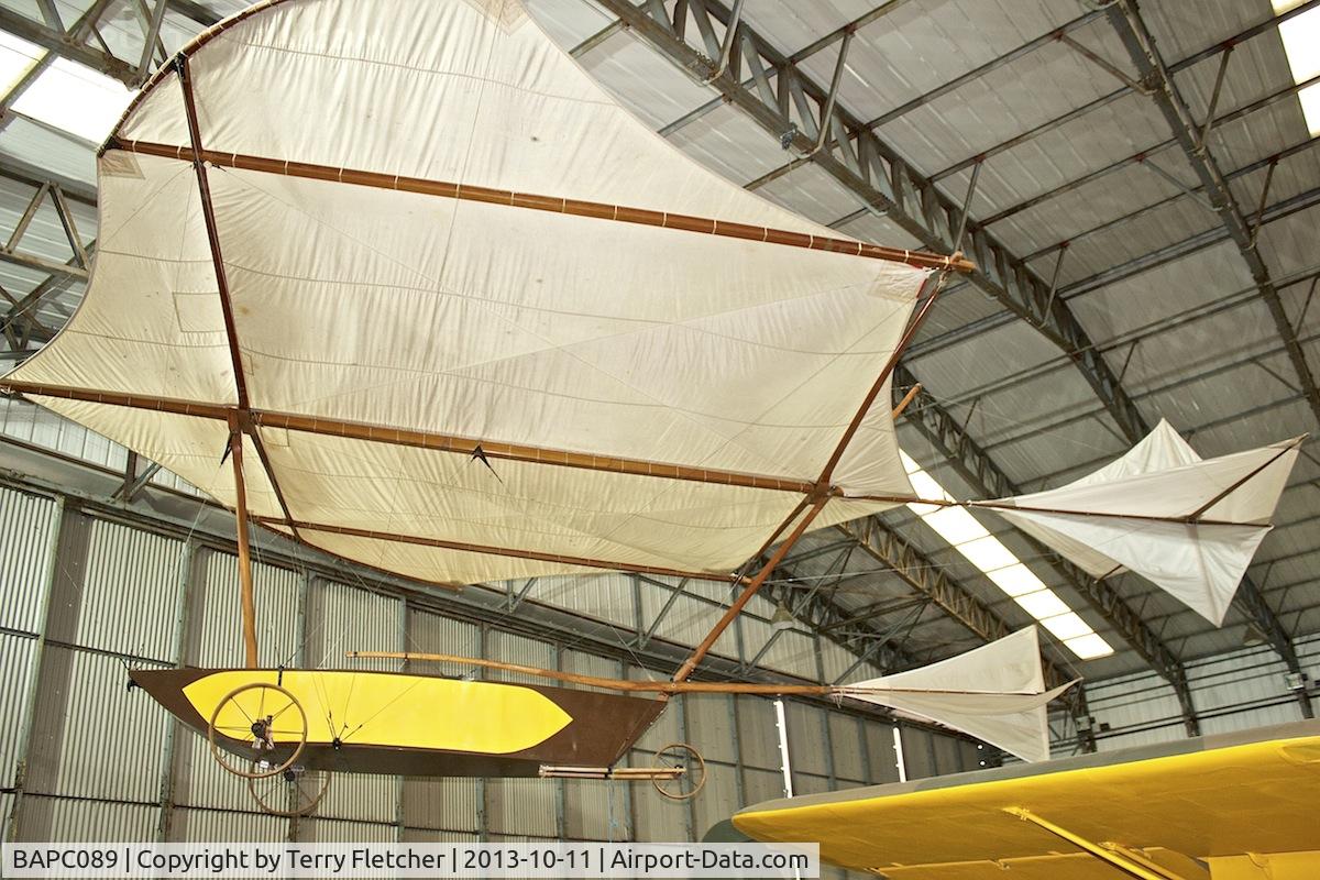 BAPC089, 1975 Cayley Glider Replica C/N BAPC.089, Replica Cayley Glider at Yorkshire Air Museum