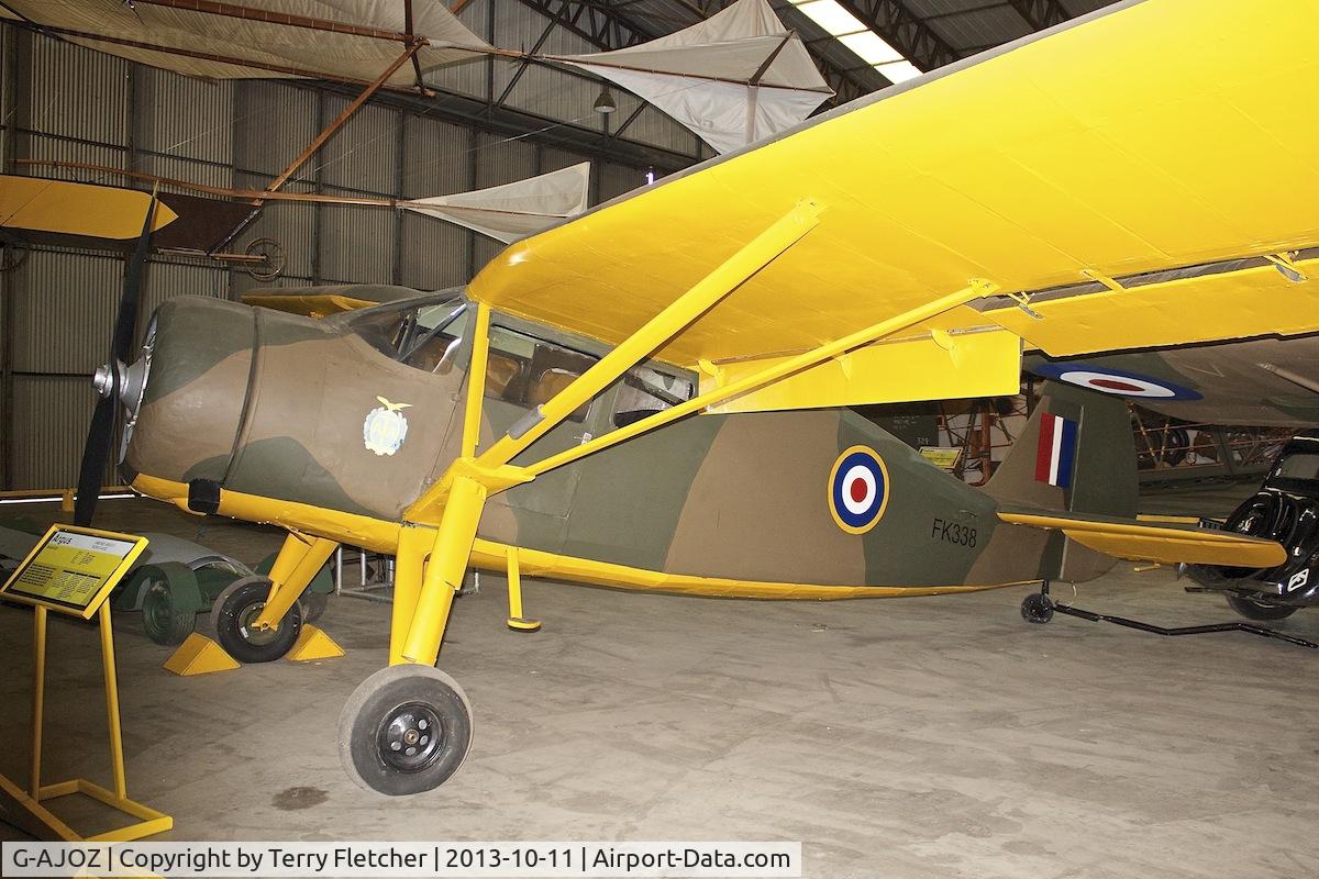 G-AJOZ, Fairchild UC-61 Argus I (24W-41A) C/N 347, Fairchild Angus at Yorkshire Air Museum