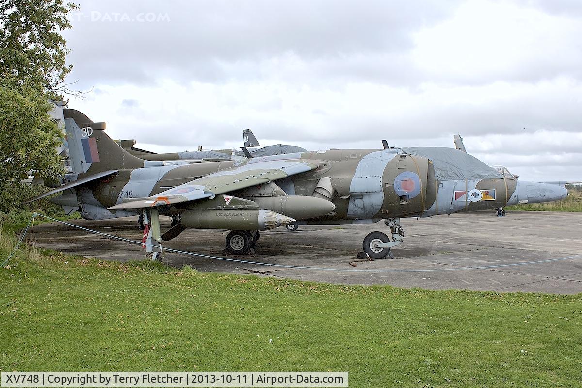 XV748, 1969 Hawker Siddeley Harrier GR.3 C/N 712011, HS Harrier at Yorkshire Air Museum