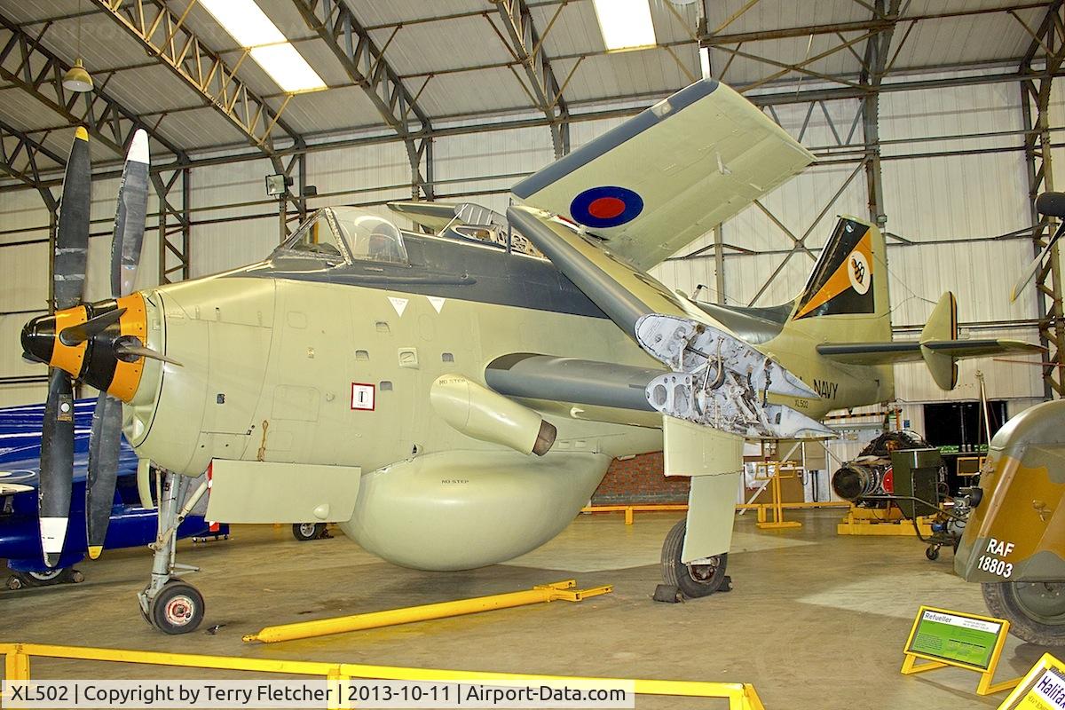 XL502, 1961 Fairey Gannet AEW.3 C/N F9461, Fairey Gannet at Yorkshire Air Museum