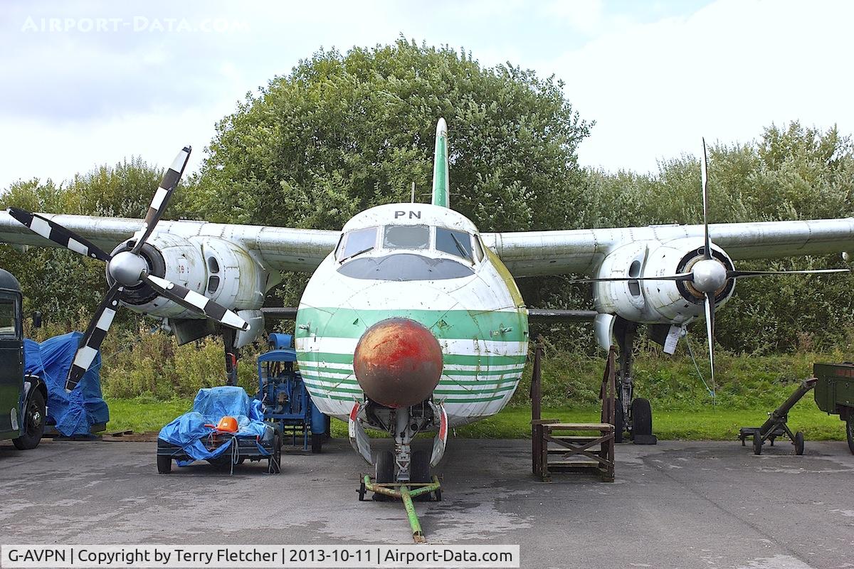G-AVPN, 1964 Handley Page HPR-7 Herald 213 C/N 176, HP Herald at Yorkshire Air Museum