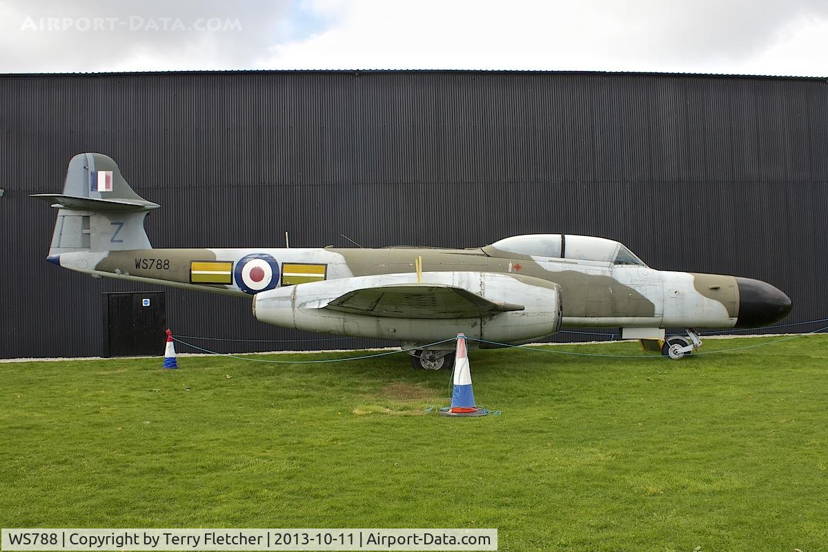 WS788, 1954 Gloster Meteor NF(T).14 C/N Not found WS788, Gloster Meteor at Yorkshire Air Museum