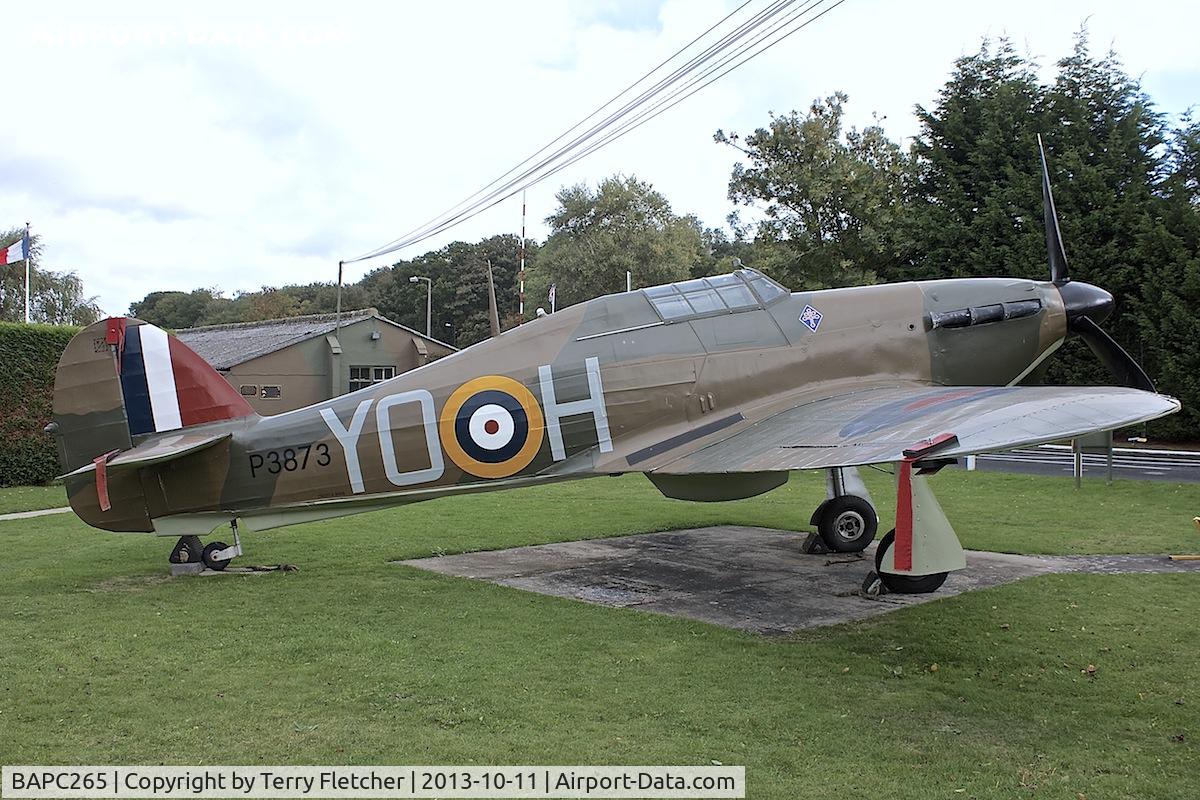 BAPC265, Hawker Hurricane I Replica C/N BAPC.265, Replica Hawker Hurricane at Yorkshire Air Museum