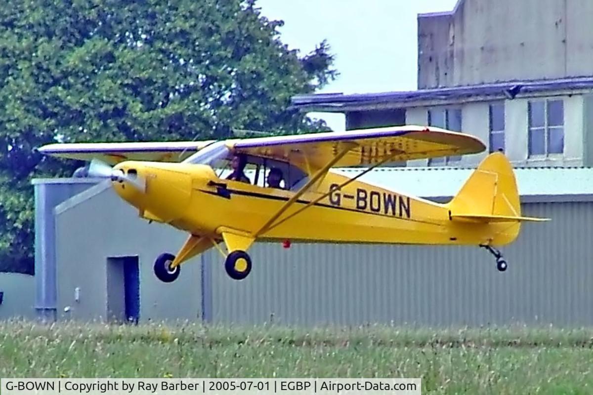 G-BOWN, 1947 Piper PA-12 Super Cruiser C/N 12-1912, Piper PA-12 Super Cruiser [12-1912] Kemble~G 01/07/2005