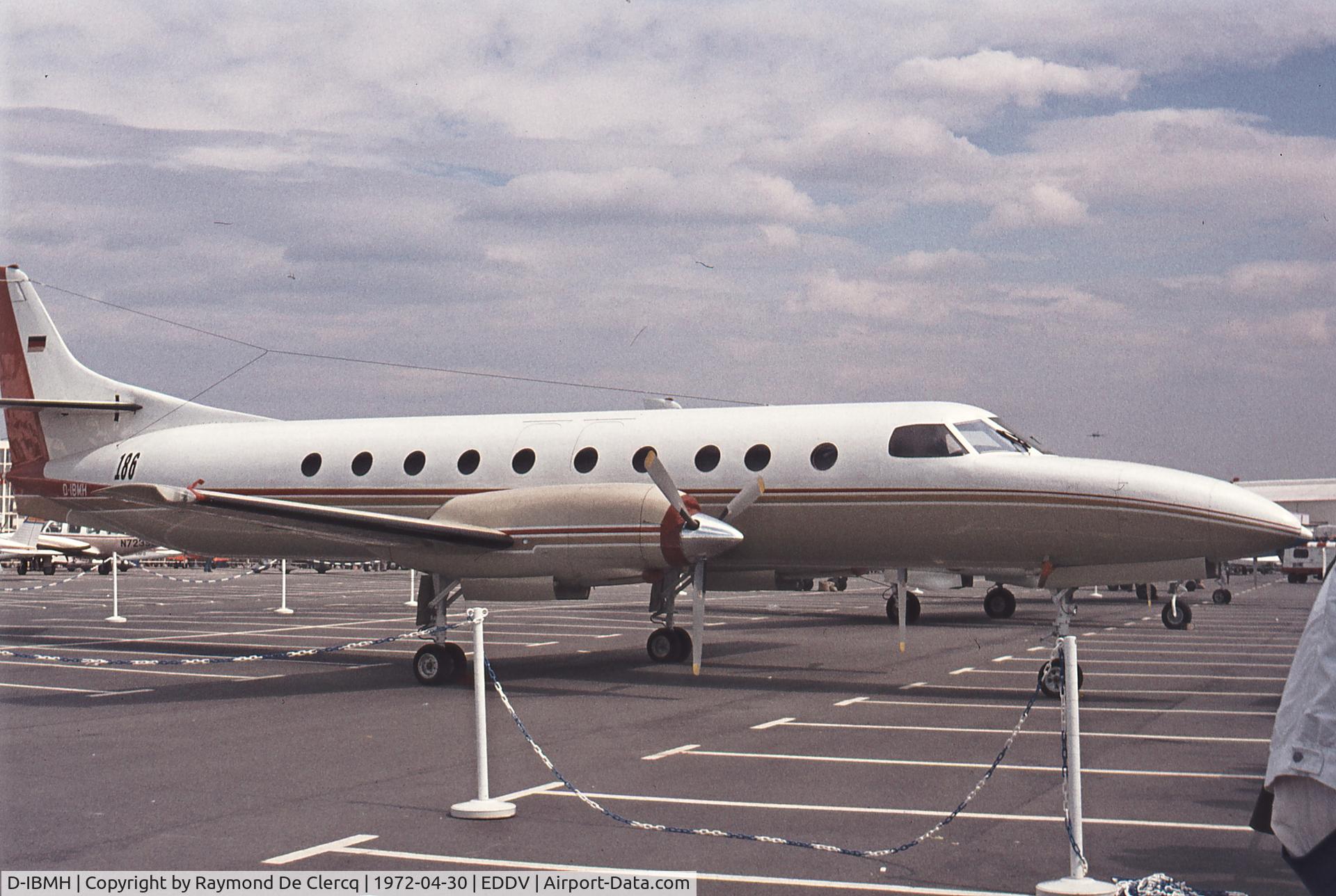 D-IBMH, 1970 Swearingen SA-226AT Merln IV C/N AT-002, Hannover Messe 1972