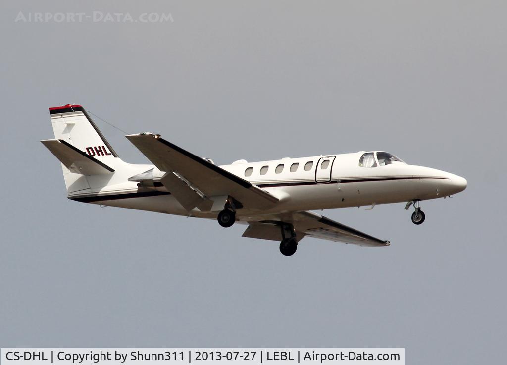 CS-DHL, 2004 Cessna 550 Citation Bravo C/N 550-1092, Landing rwy 07L