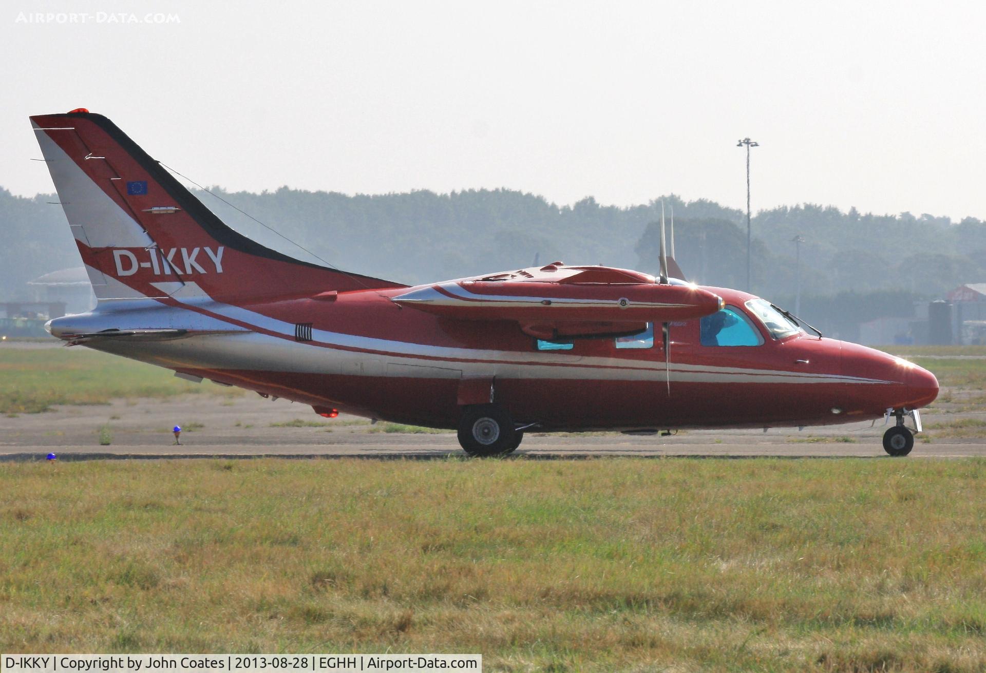 D-IKKY, Mitsubishi MU-2B-40 Solitaire C/N 420SA, Departing runway 08