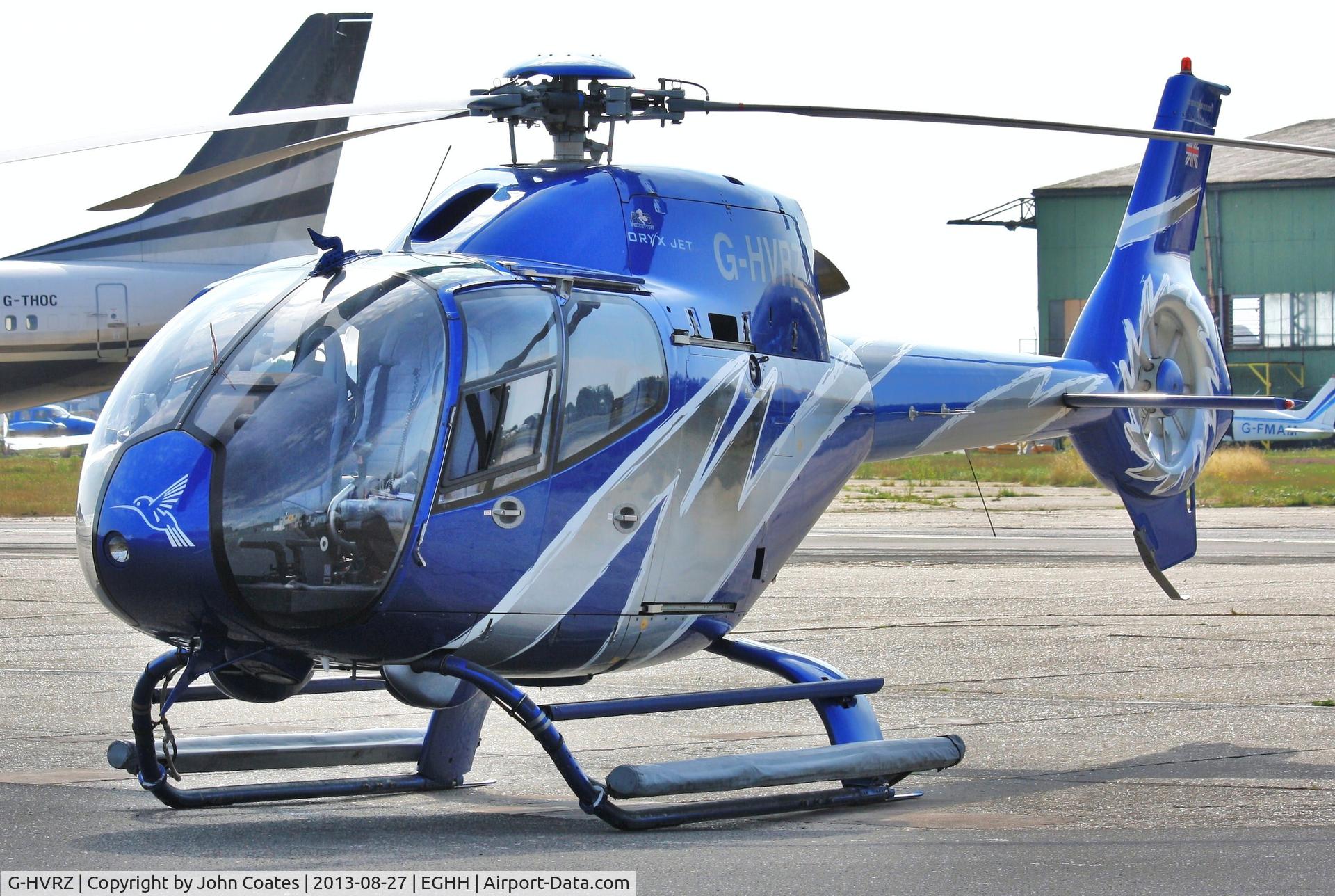 G-HVRZ, 2003 Eurocopter EC-120B Colibri C/N 1338, Parked at Bth Helis.