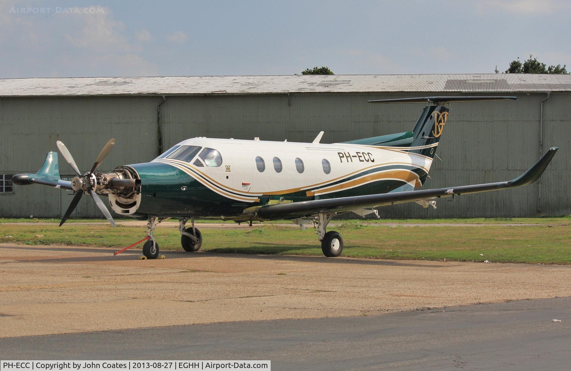 PH-ECC, 1994 Pilatus PC-12/45 C/N 107, Just repainted..to be completed.
