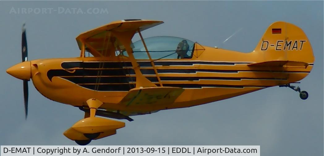 D-EMAT, Christen Eagle II C/N 02/1602-348, Seen here in a low pass fly by at Düsseldorf Int´l(EDDL)