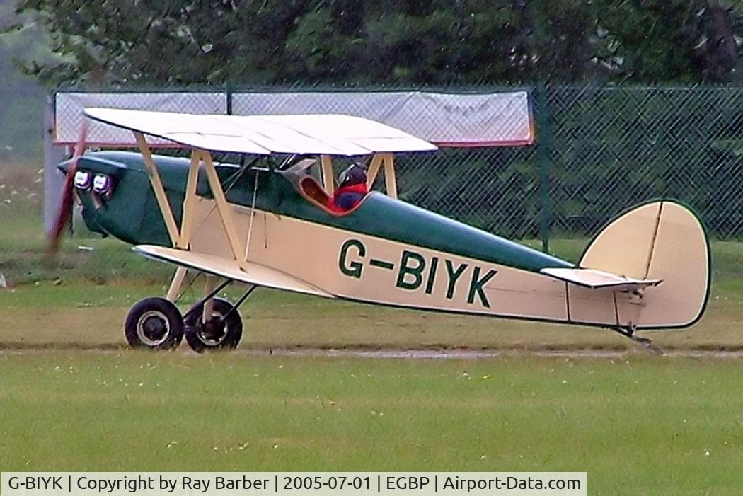 G-BIYK, 1984 Isaacs Fury II C/N PFA 011-10418, Isaacs Fury II [PFA 011-10418] Kemble~G 01/07/2005