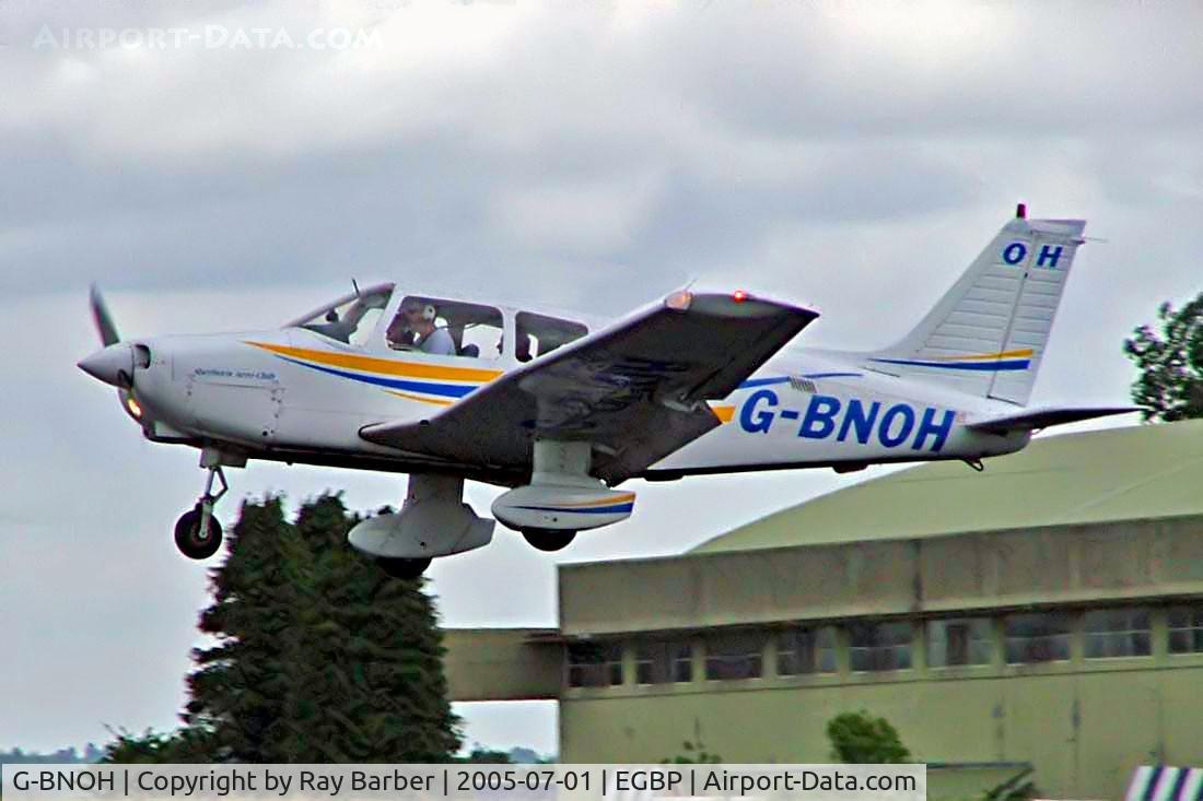 G-BNOH, 1987 Piper PA-28-161 Cherokee Warrior II C/N 2816016, Piper PA-28-161 Warrior II [2816016] Kemble~G 01/07/2005