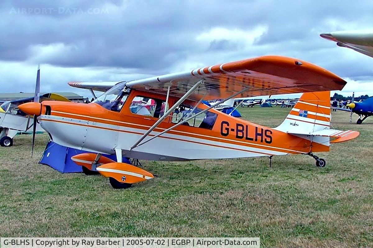 G-BLHS, 1980 Bellanca 7ECA Citabria C/N 1342-80, Bellanca 7ECA Citabria [1342-80] Kemble~G 02/07/2005