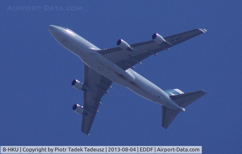 B-HKU, 1993 Boeing 747-412 C/N 27069, frankfurt approach