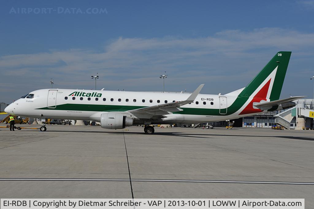 EI-RDB, 2011 Embraer 175LR (ERJ-170-200LR) C/N 17000331, Alitalia Embraer 175