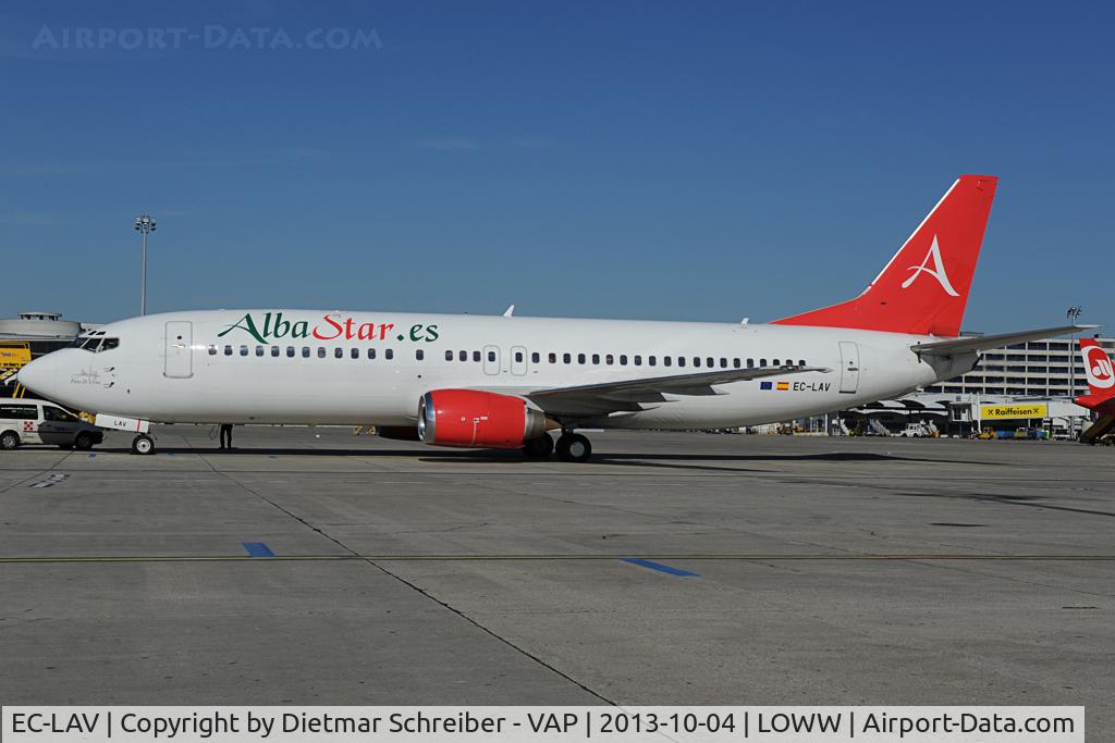 EC-LAV, 1989 Boeing 737-408 C/N 24352, Alb Astar Boeing 737-400