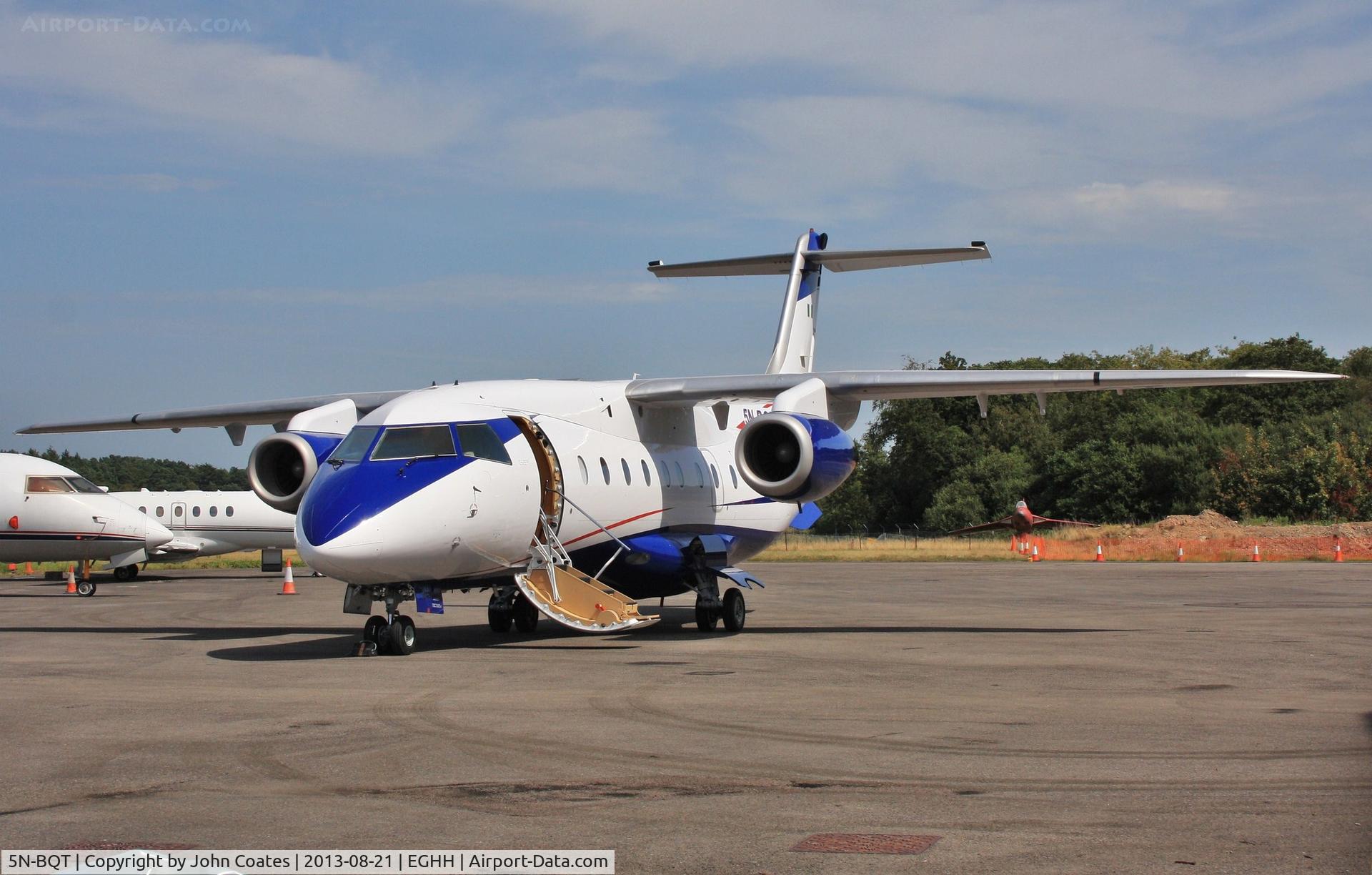 5N-BQT, Fairchild Dornier 328-300 328JET C/N 3221, Parked at JETS after refurb and paint