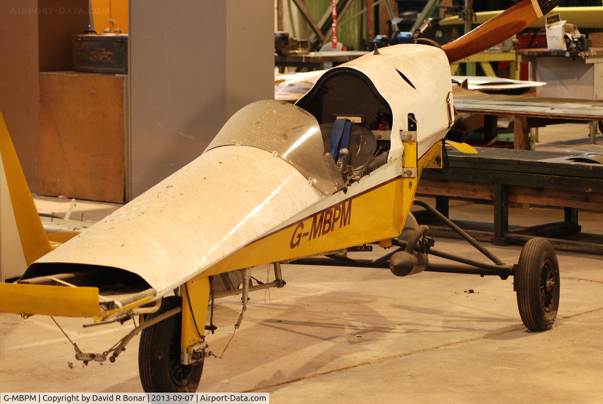 G-MBPM, 1980 Eurowing Ltd Goldwing C/N EW-21, Rolled out for a short airing, this aircraft is normally in storage at the National Museum of Flight, East Fortune, Scotland.