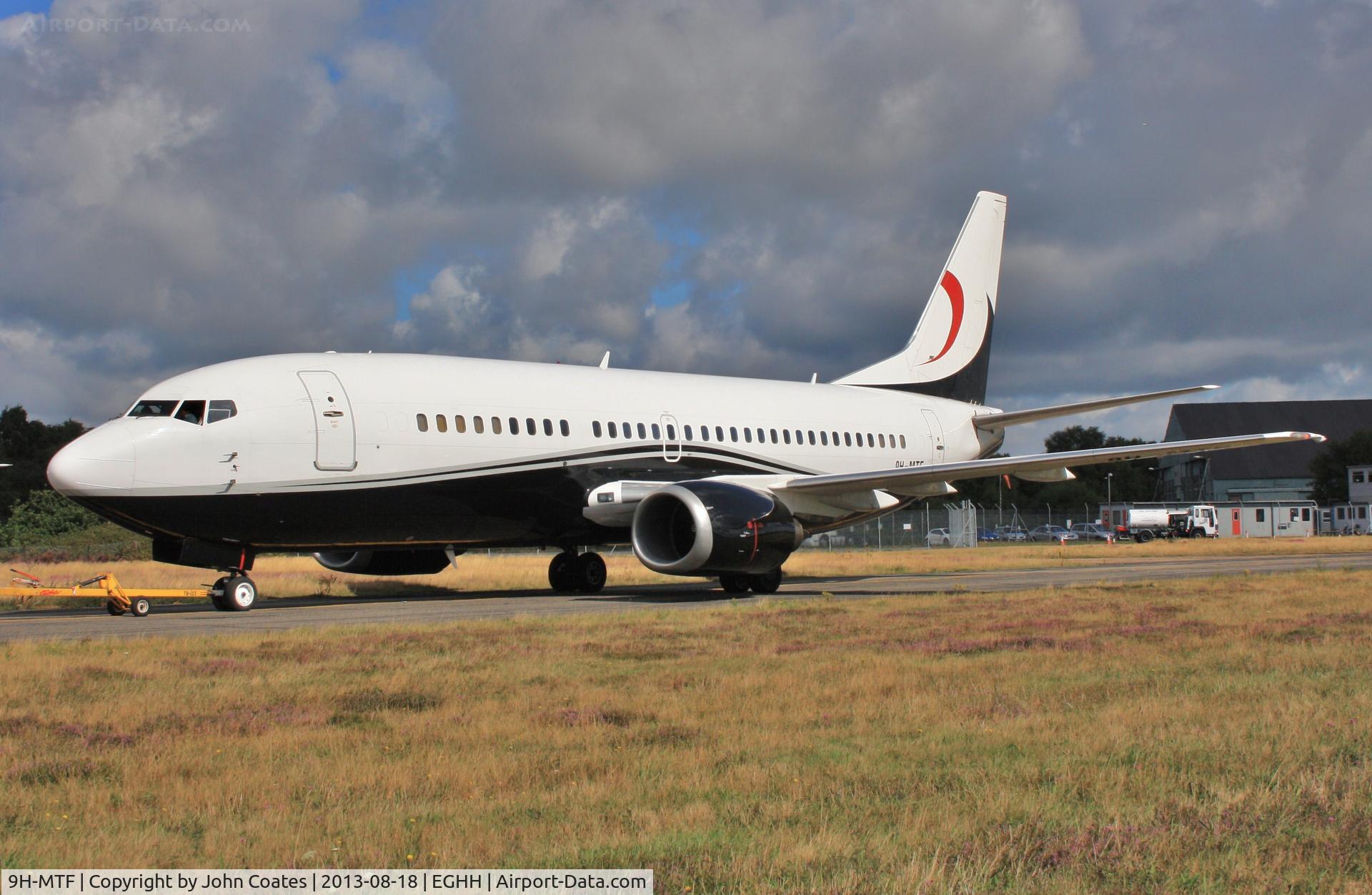 9H-MTF, 1987 Boeing 737-329 C/N 23774, ex SX-MTF arrives 